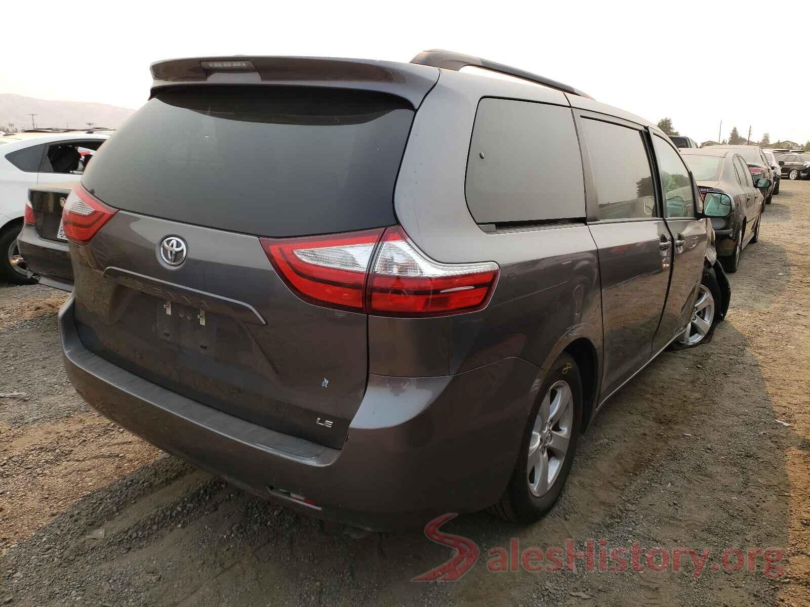 5TDKZ3DC0HS877634 2017 TOYOTA SIENNA