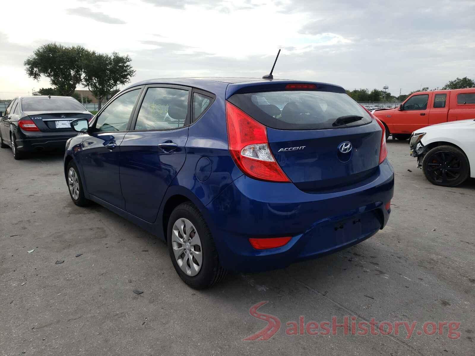 KMHCT5AE9GU261962 2016 HYUNDAI ACCENT