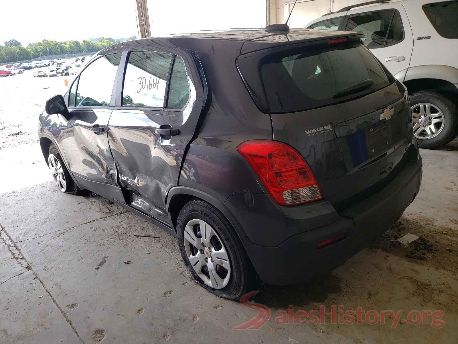 3GNCJKSB2GL250493 2016 CHEVROLET TRAX