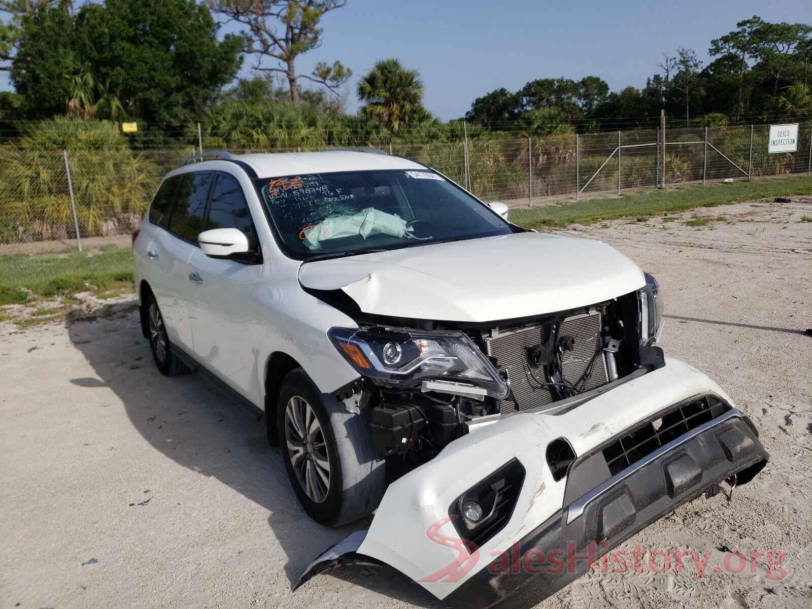 5N1DR2MN5KC598348 2019 NISSAN PATHFINDER