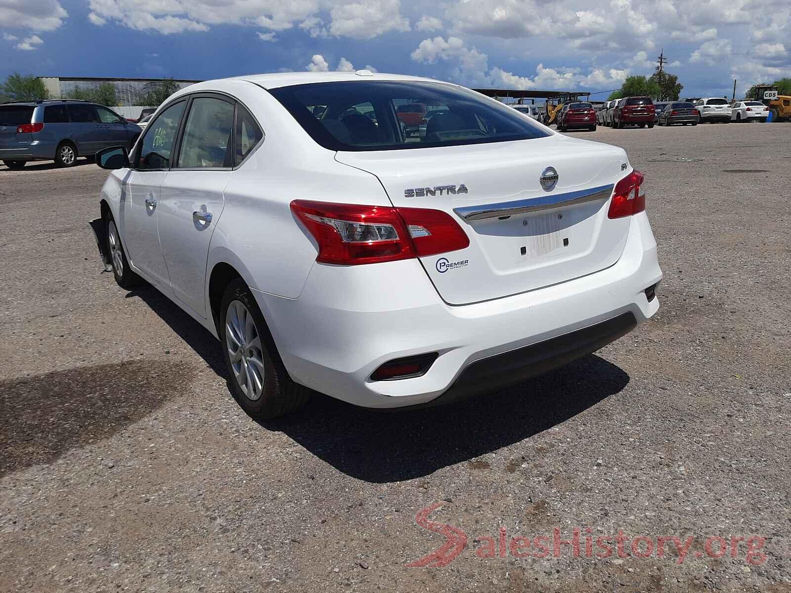 3N1AB7APXKY282582 2019 NISSAN SENTRA