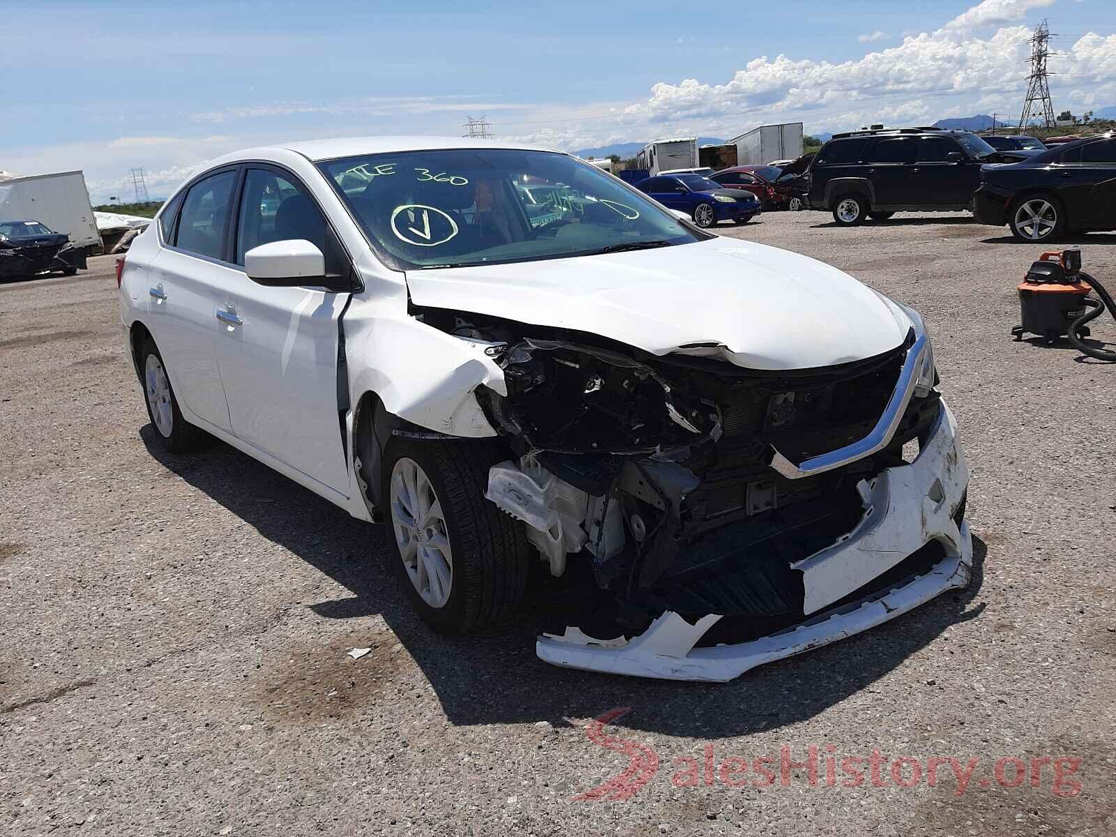 3N1AB7APXKY282582 2019 NISSAN SENTRA