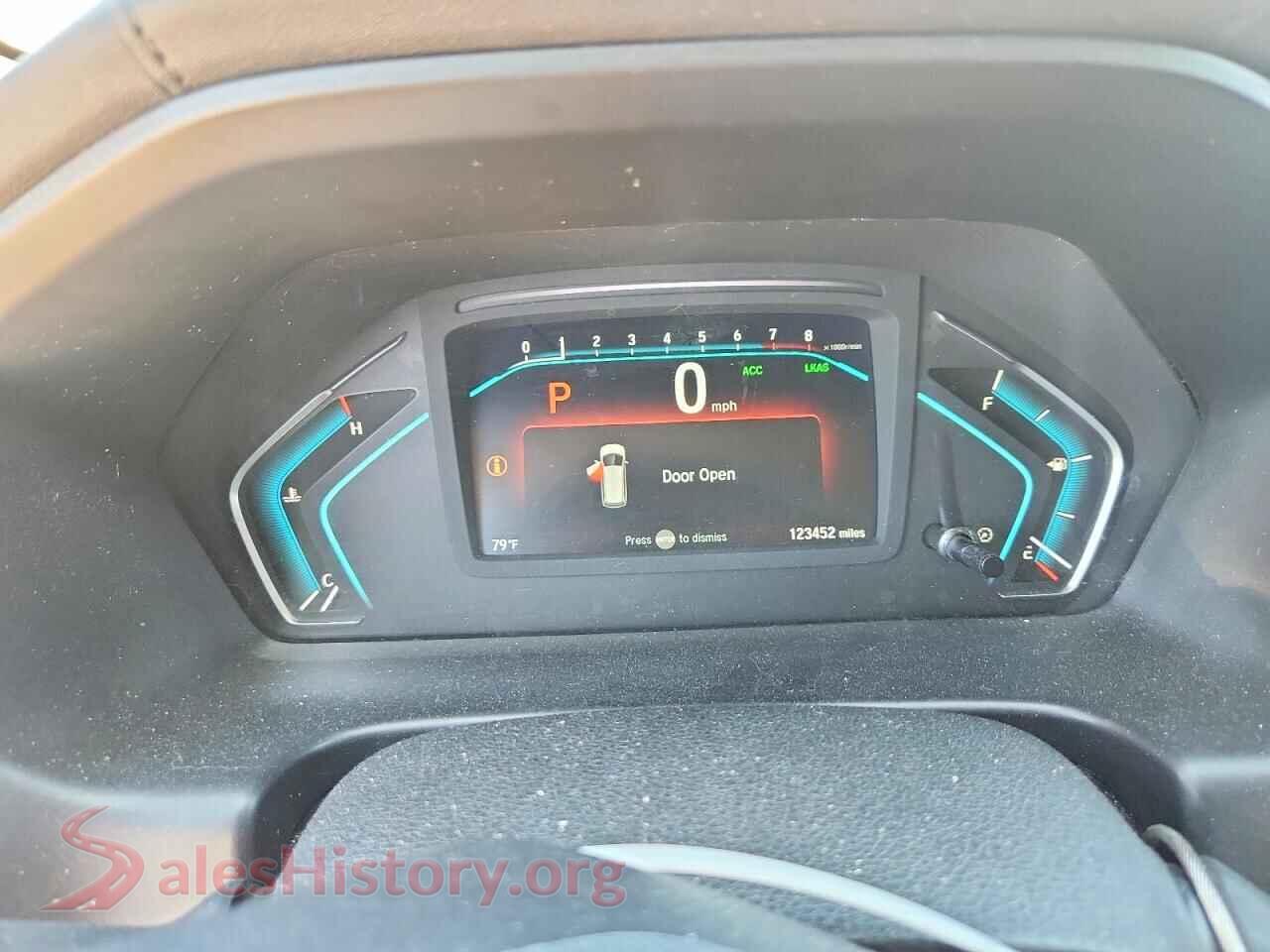 2019 HONDA ODYSSEY VIN 5FNRL6H90KB076780, interior center console