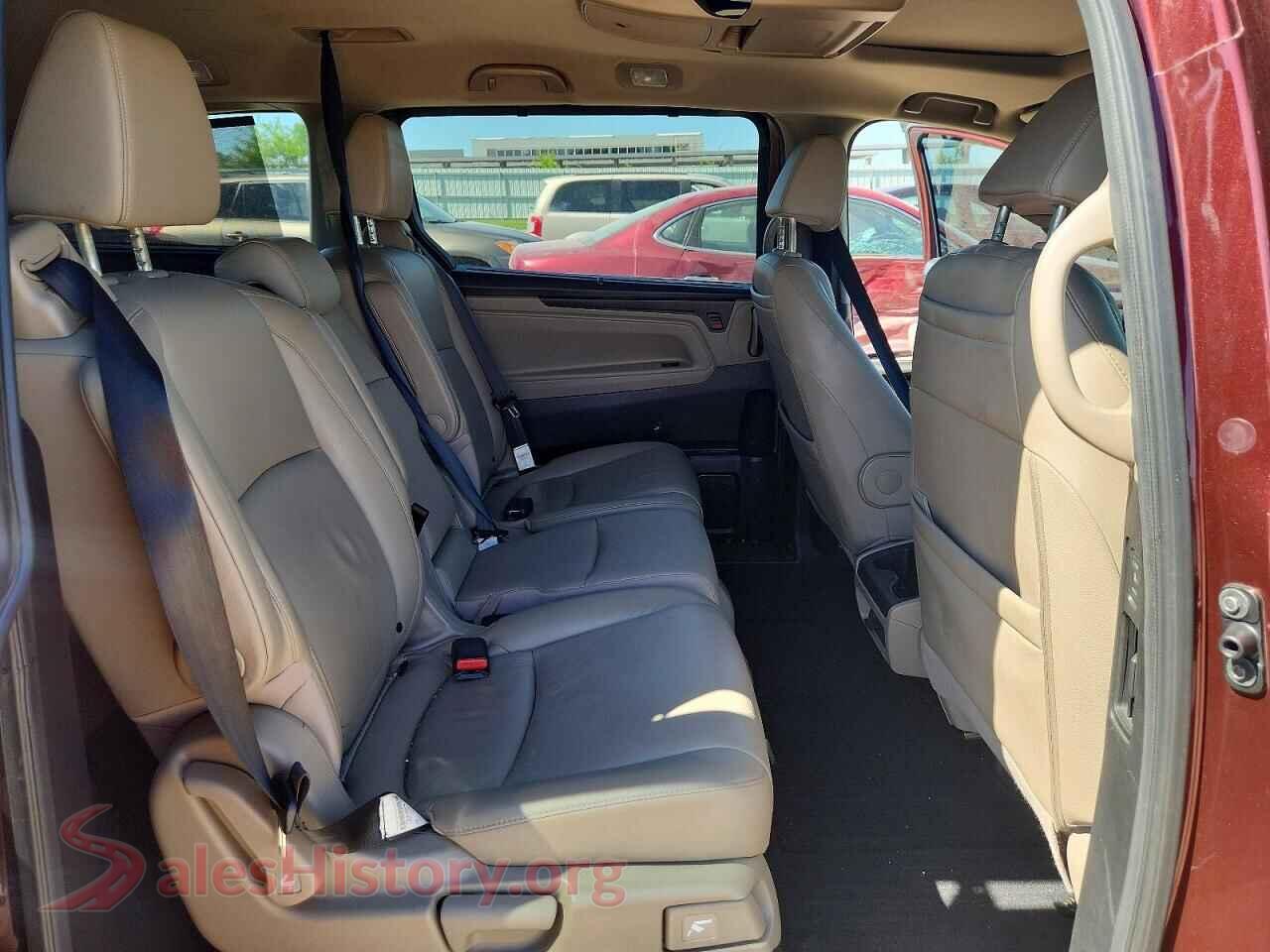 2019 HONDA ODYSSEY VIN 5FNRL6H90KB076780, VIN plate