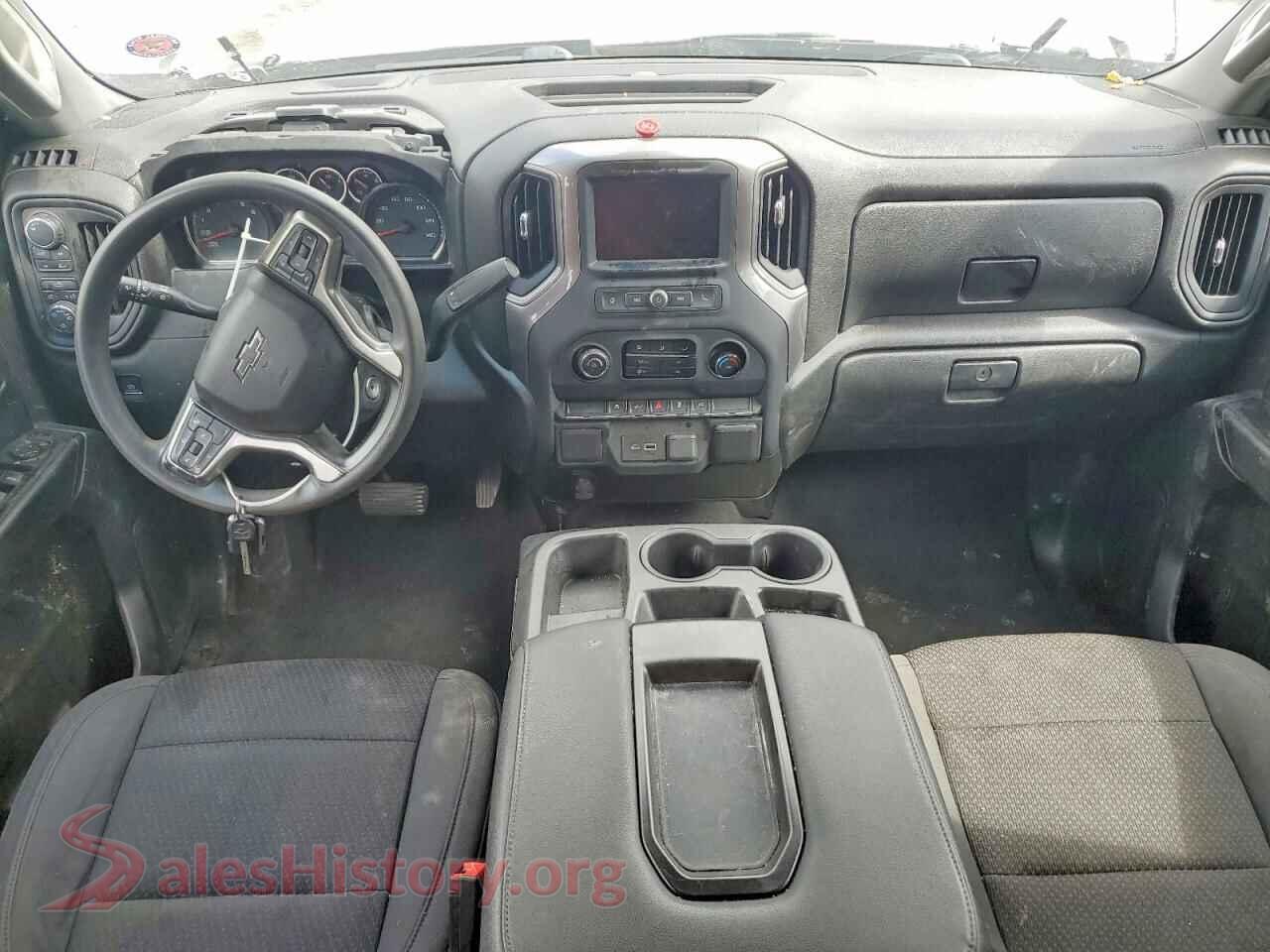 2021 CHEVROLET SILVERADO VIN 1GCPYBEK5MZ390978, interior dashboard