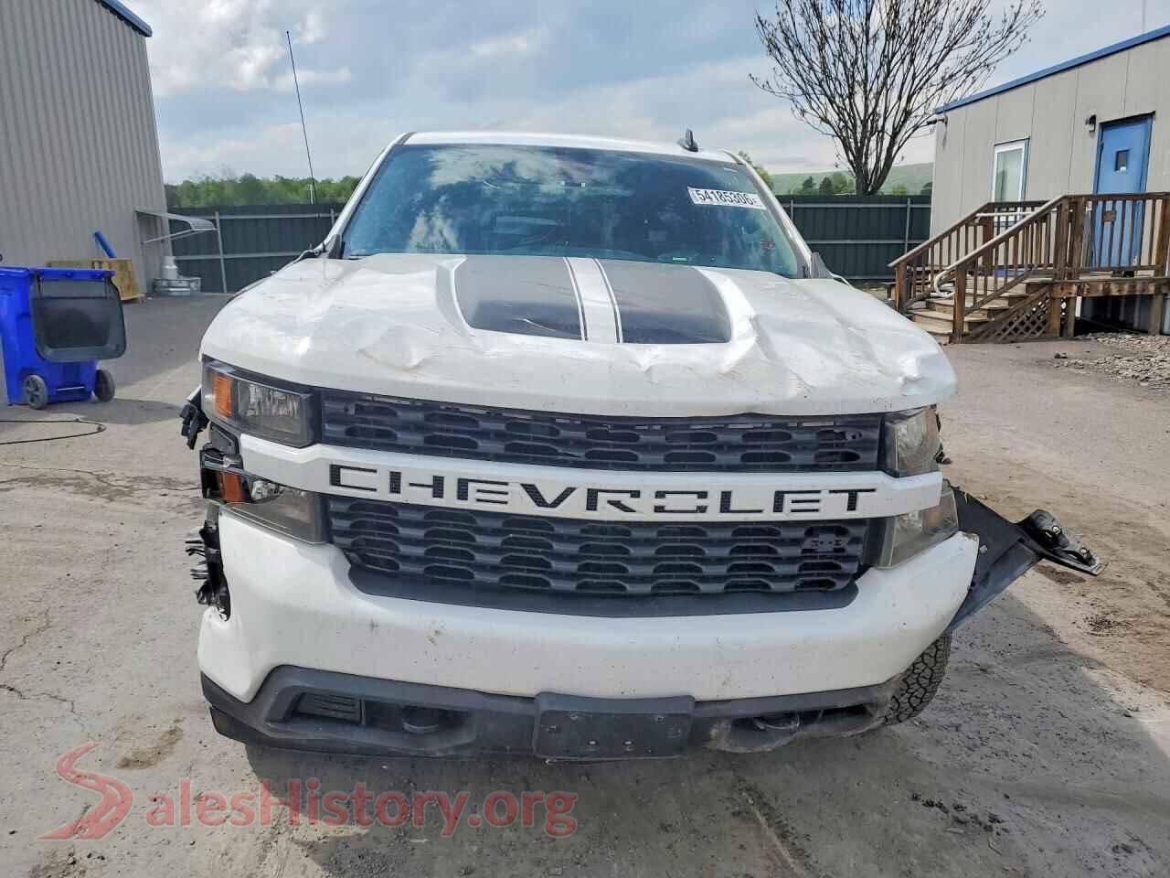 2021 CHEVROLET SILVERADO VIN 1GCPYBEK5MZ390978, rear view