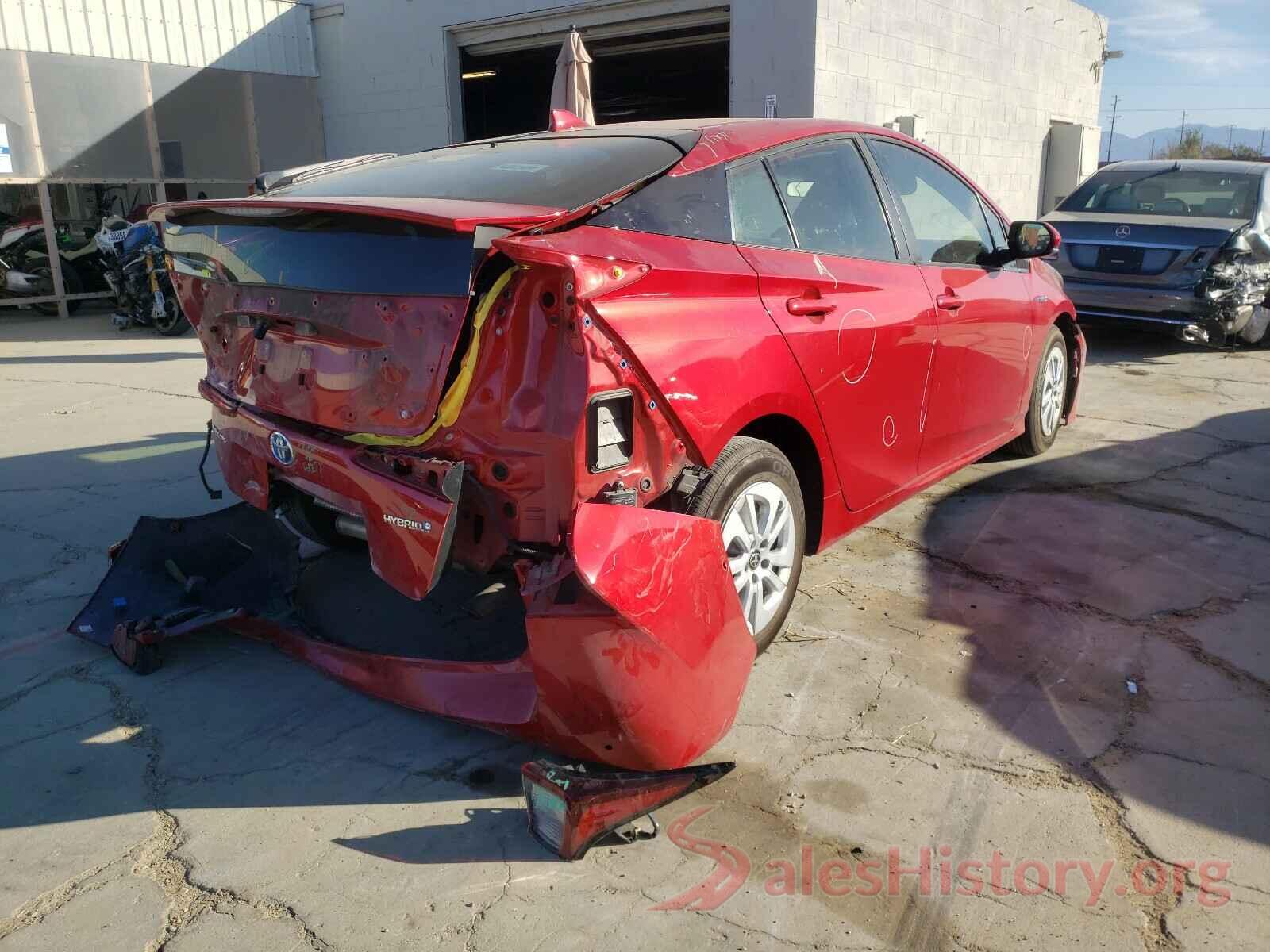 JTDKARFU3K3096213 2019 TOYOTA PRIUS