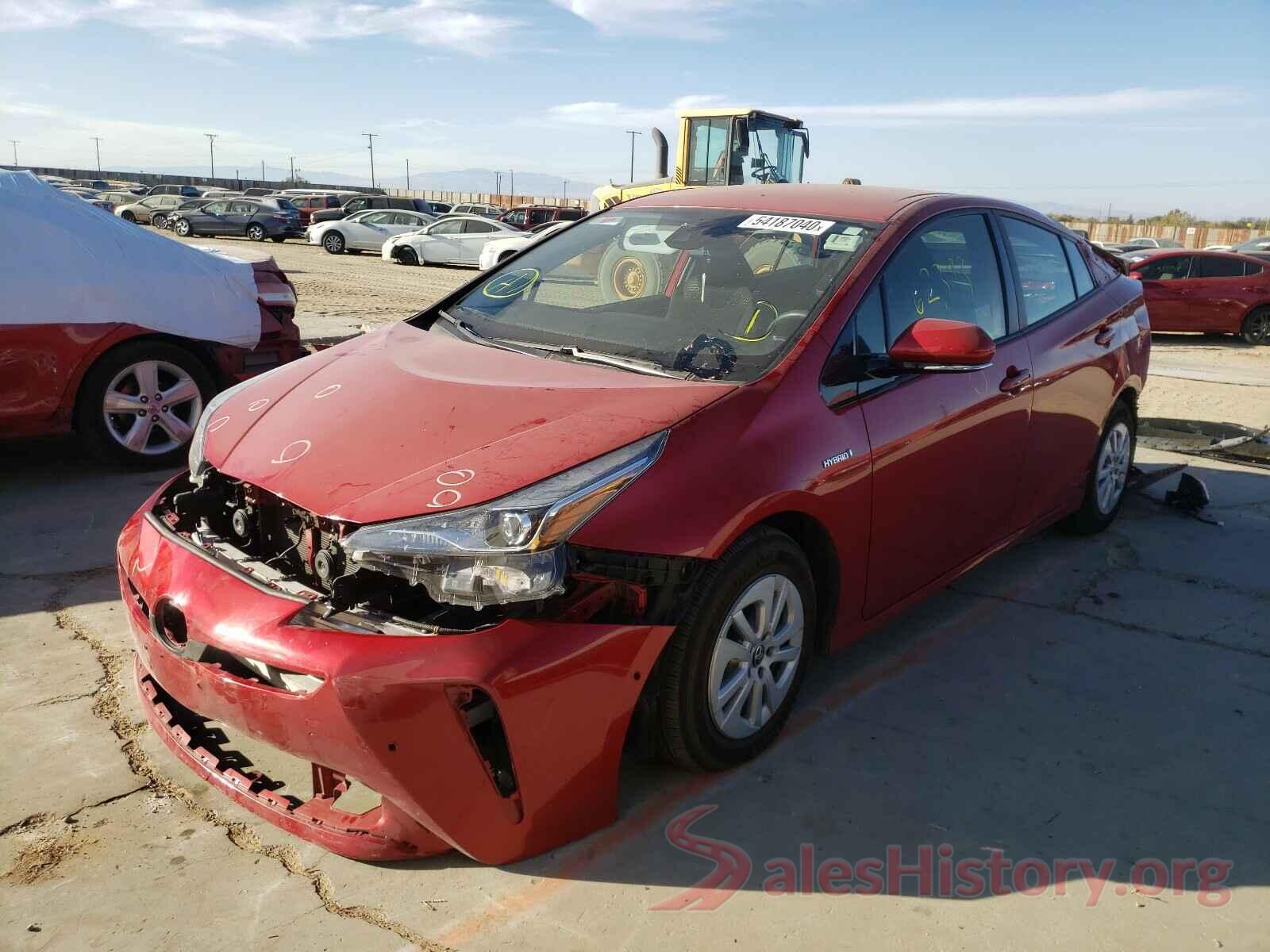 JTDKARFU3K3096213 2019 TOYOTA PRIUS