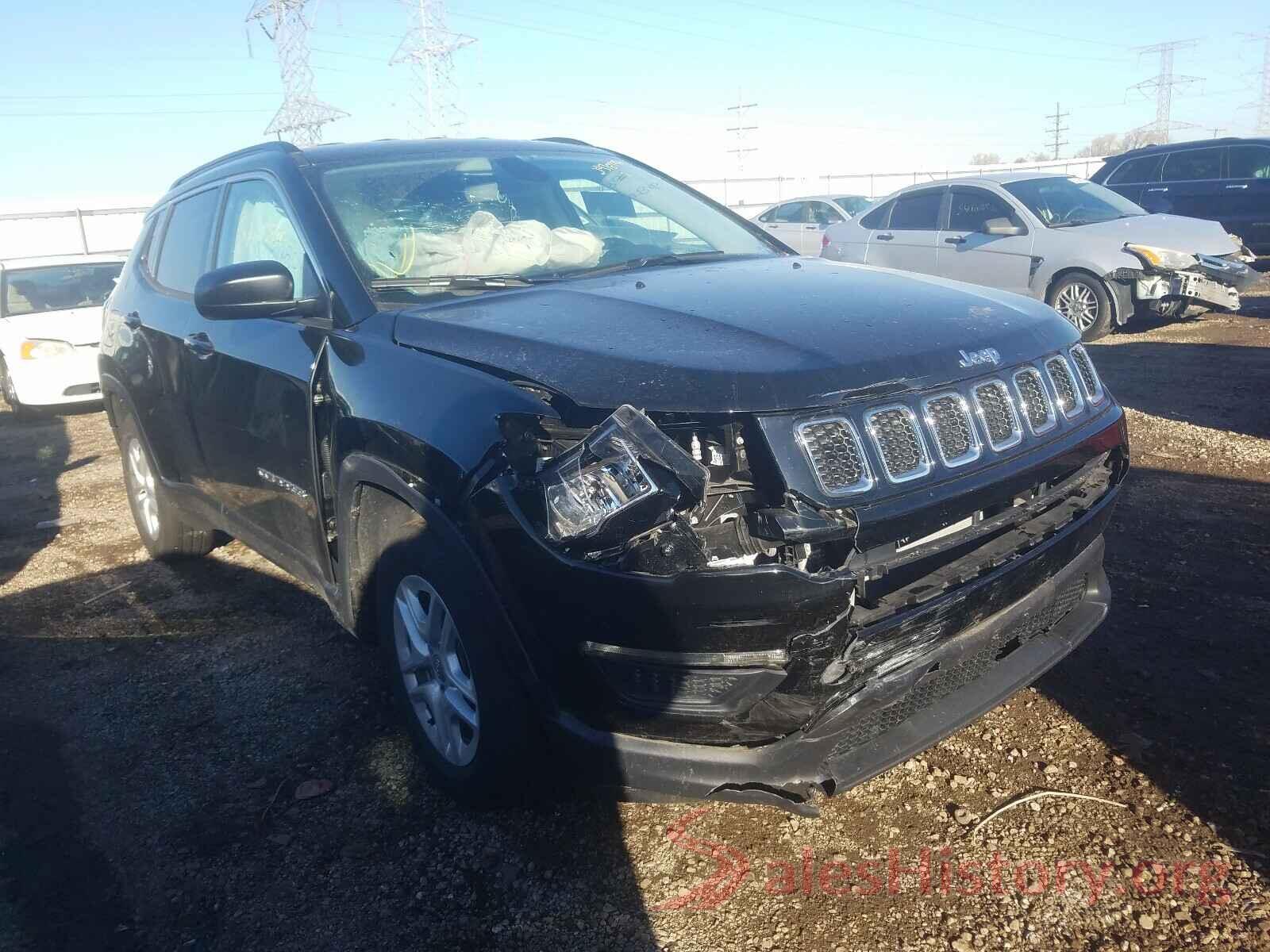 3C4NJCABXKT840863 2019 JEEP COMPASS