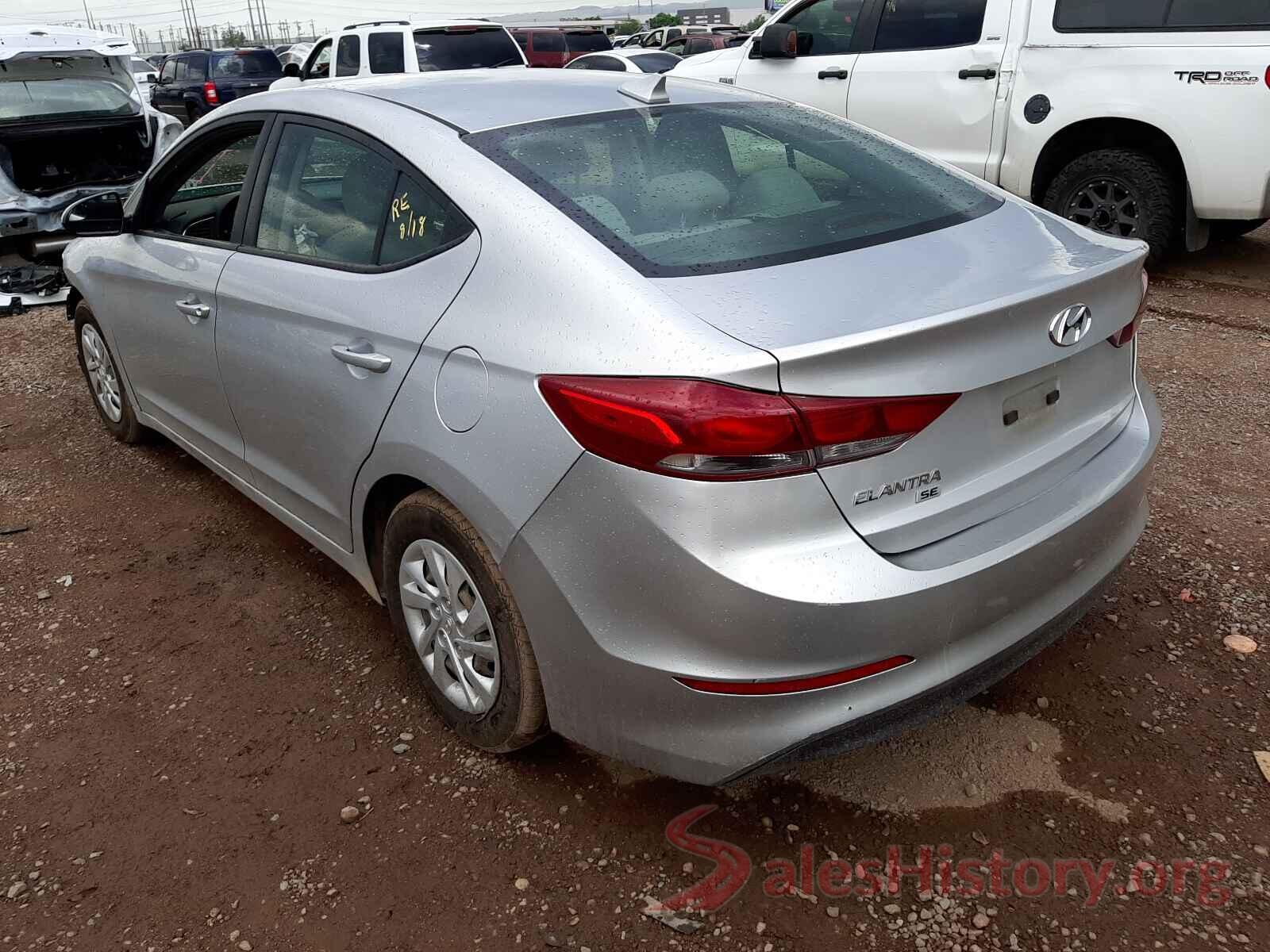 5NPD74LF1HH166594 2017 HYUNDAI ELANTRA