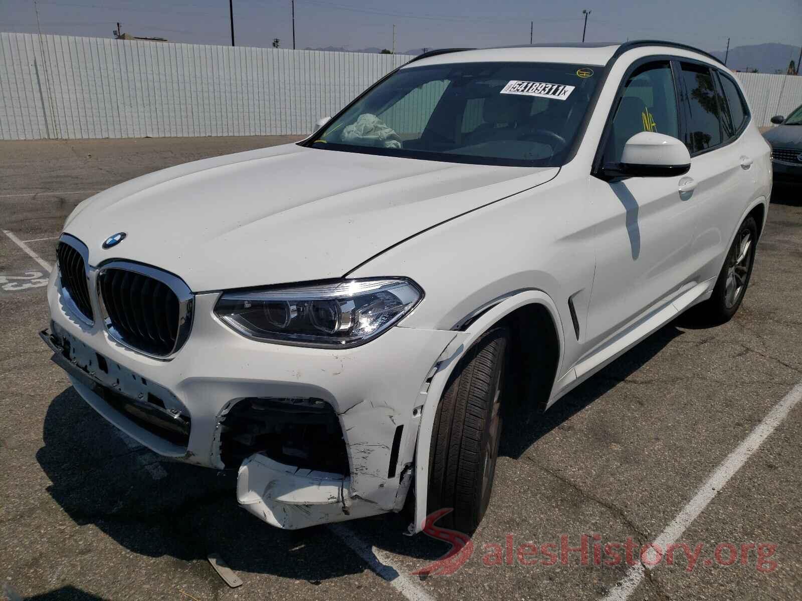 5UXTY3C07M9F56084 2021 BMW X3