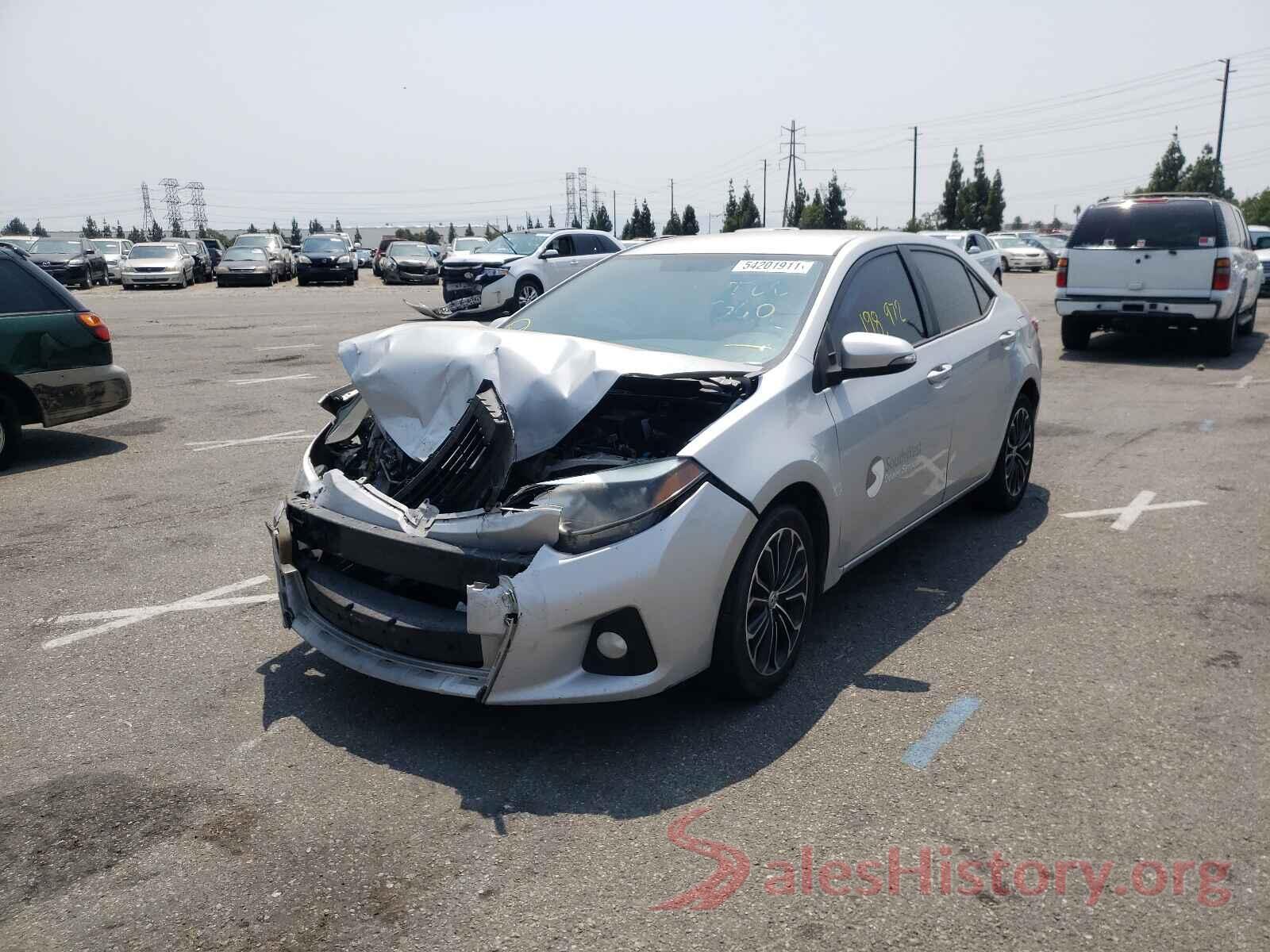 5YFBURHE9GP431342 2016 TOYOTA COROLLA