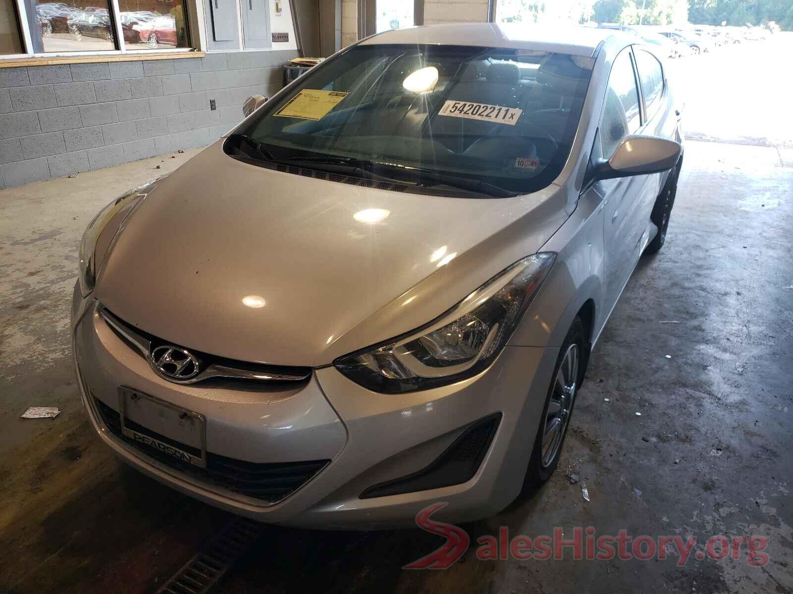 KMHDH4AEXGU575748 2016 HYUNDAI ELANTRA