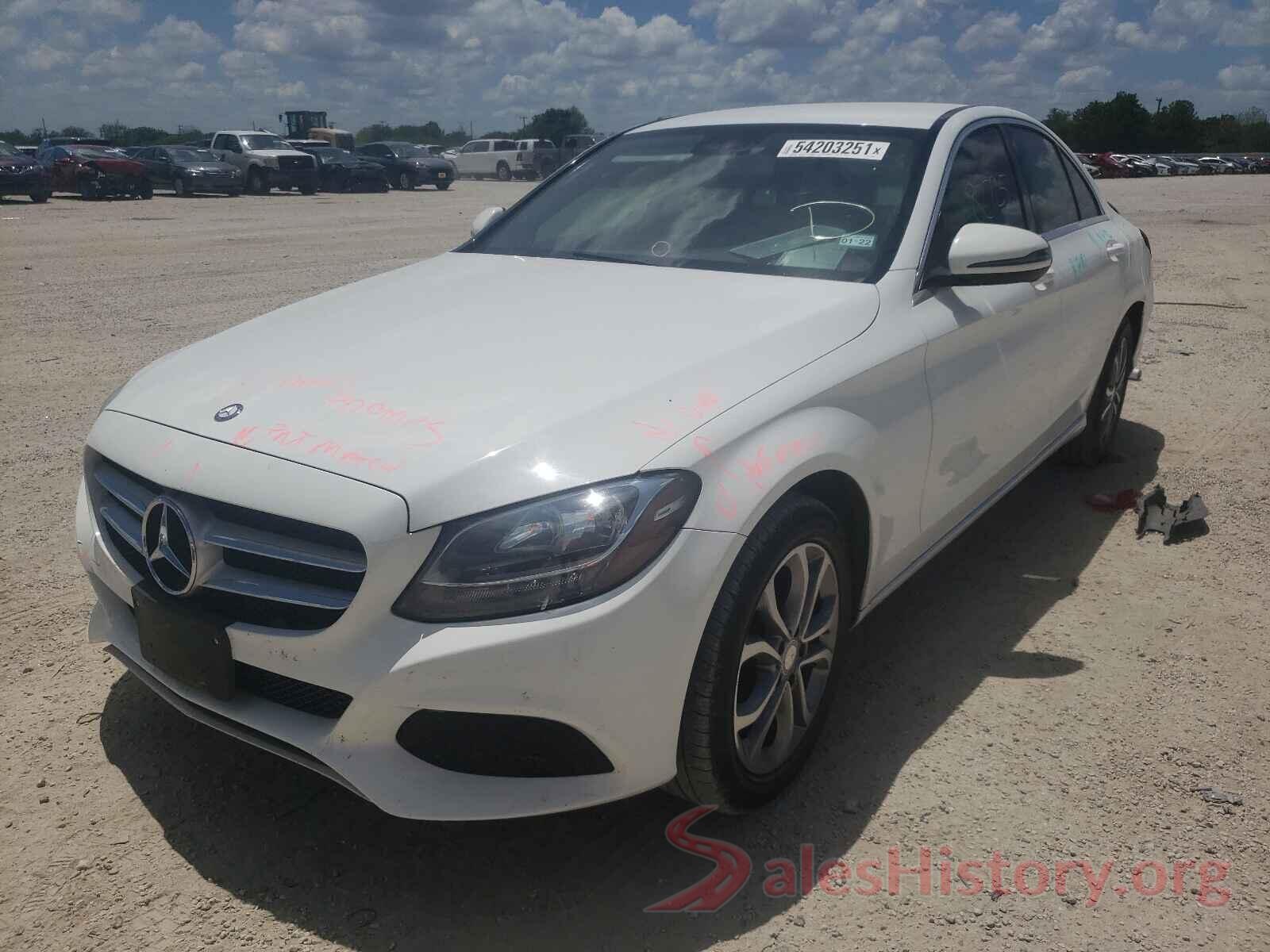 55SWF4KB2GU118009 2016 MERCEDES-BENZ C-CLASS