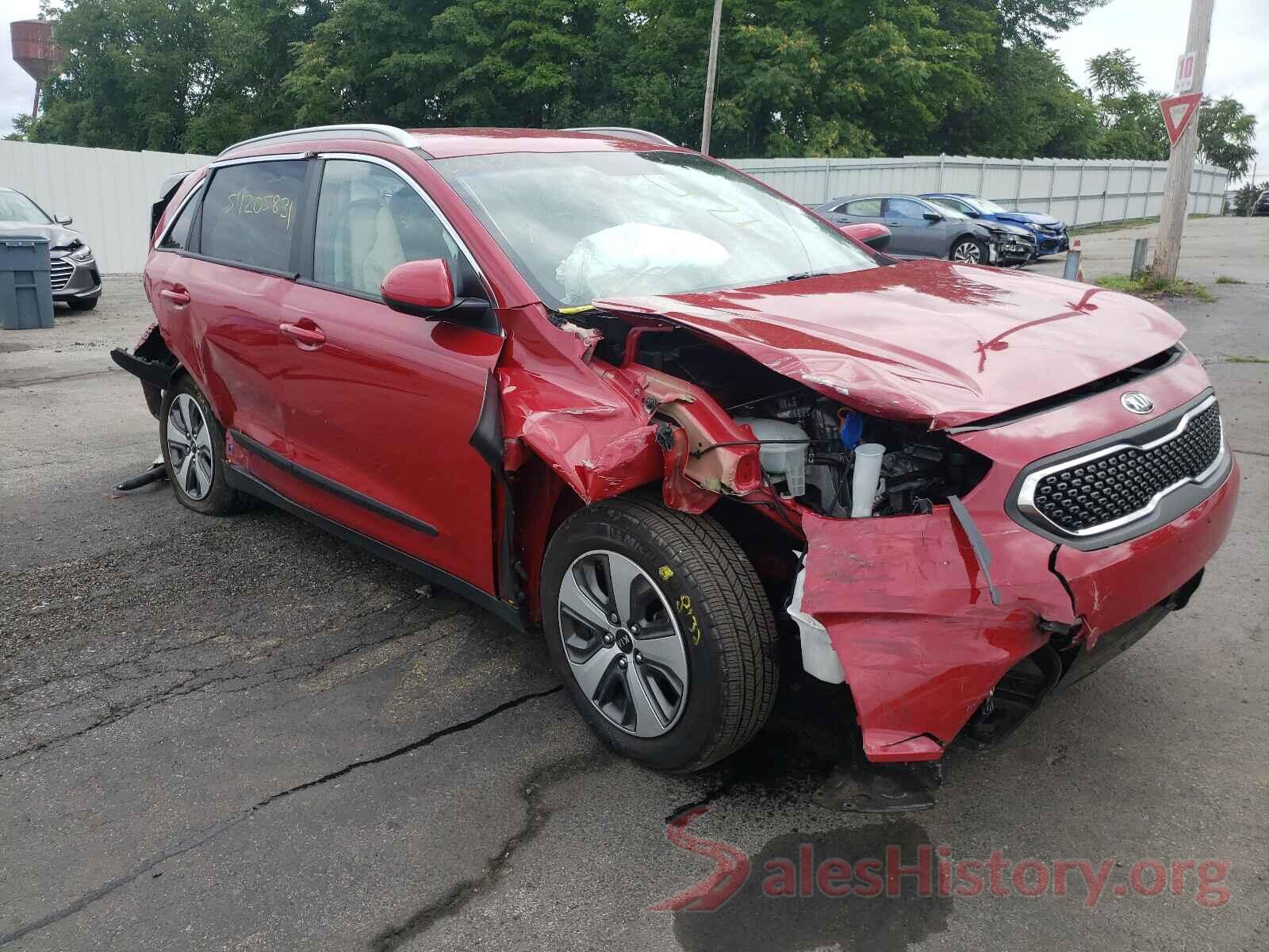 KNDCB3LC8J5110992 2018 KIA NIRO