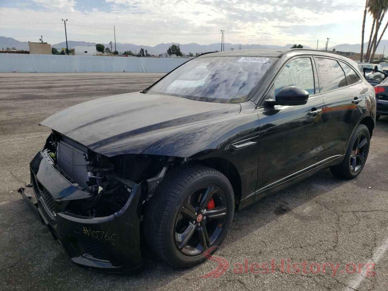 SADCM2FVXKA395967 2019 JAGUAR F-PACE