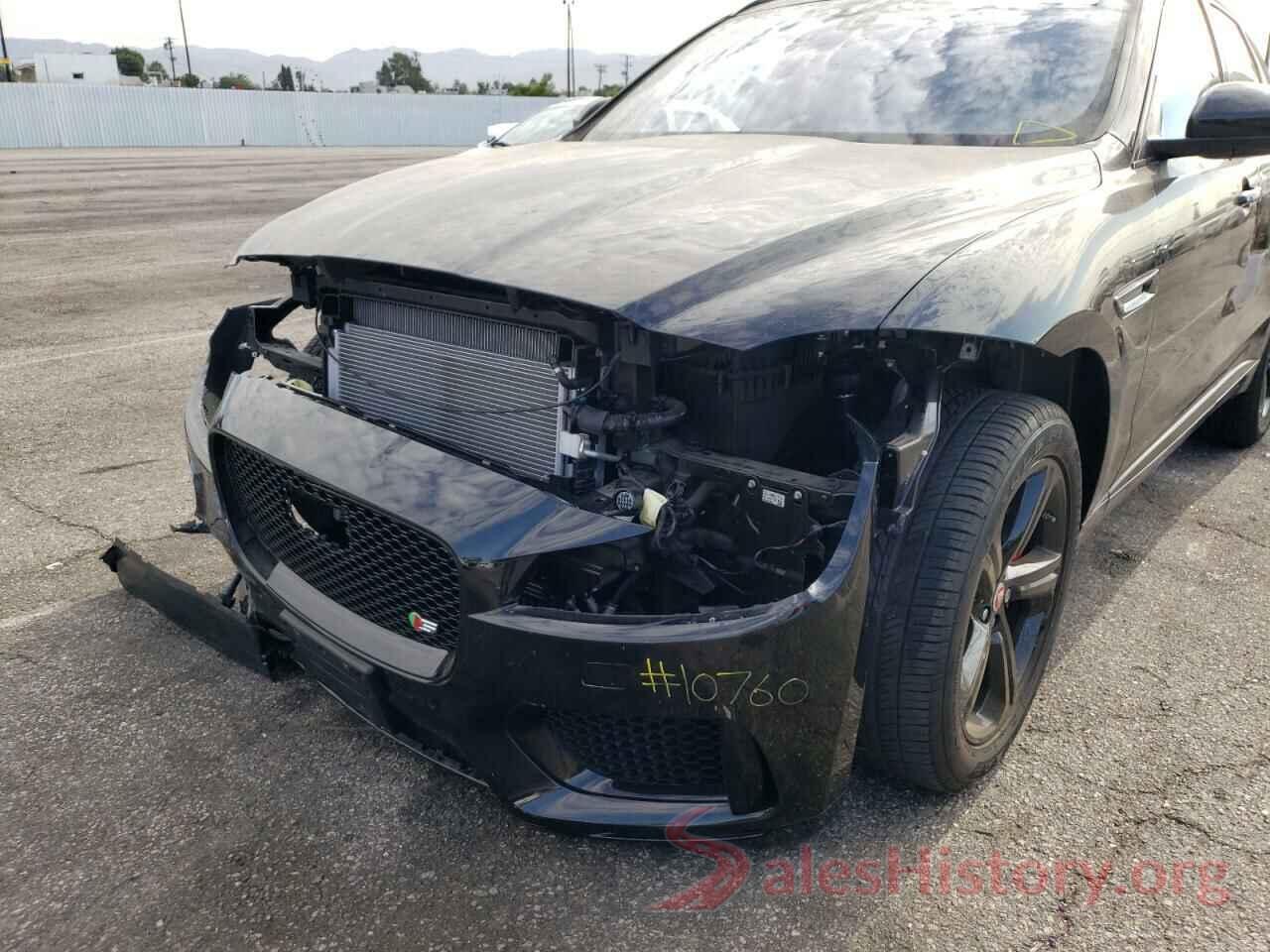 SADCM2FVXKA395967 2019 JAGUAR F-PACE