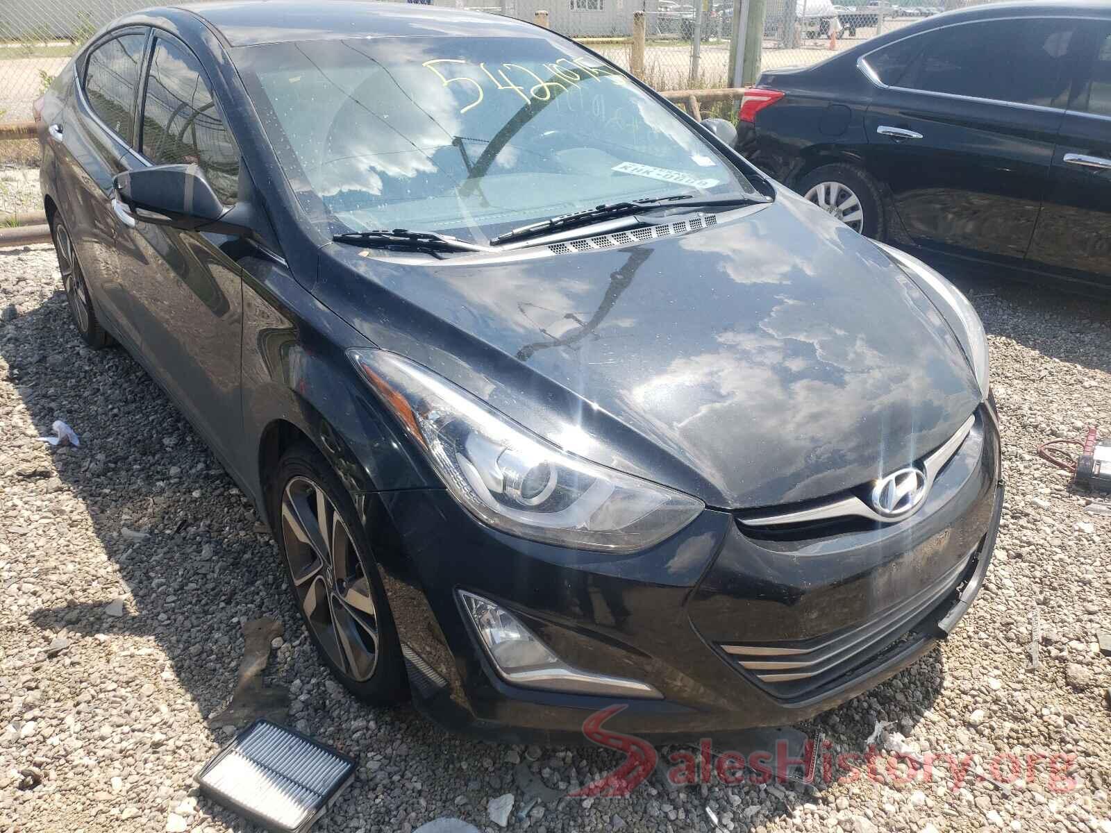 5NPDH4AE7GH743005 2016 HYUNDAI ELANTRA