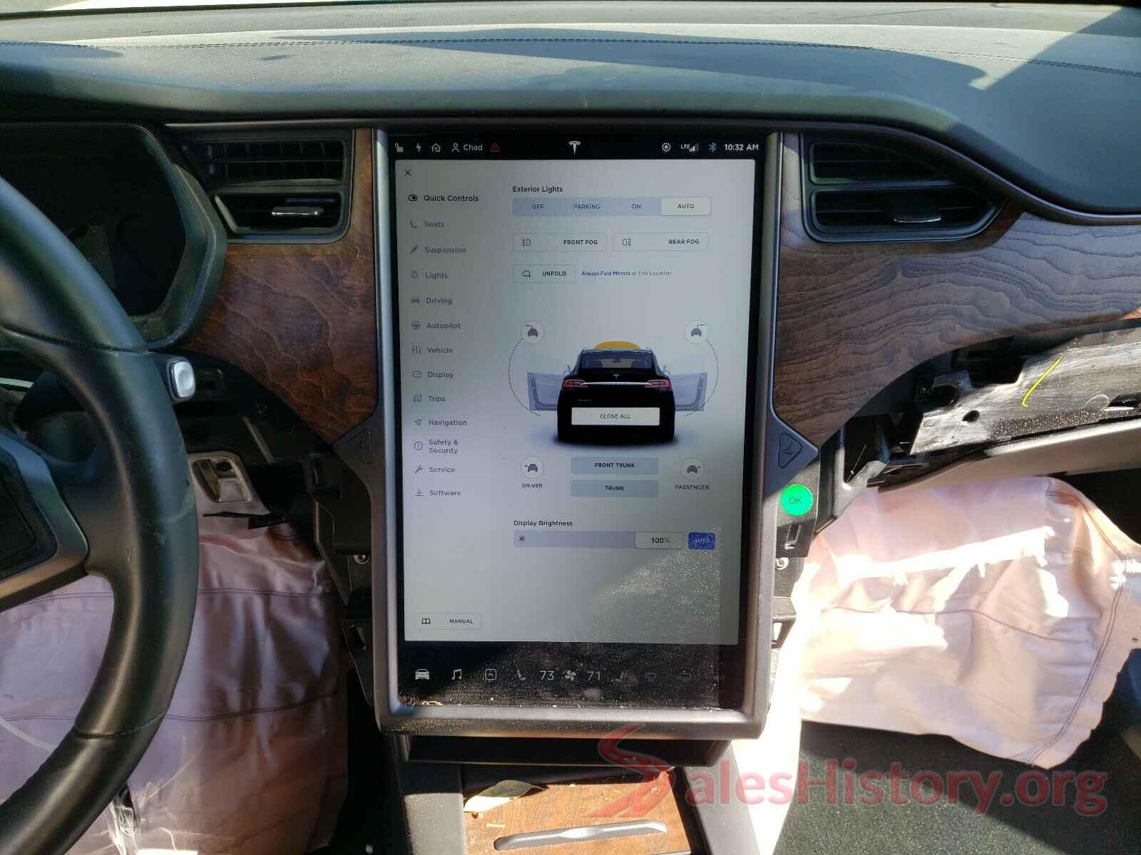 5YJXCBE26KF209338 2019 TESLA MODEL X