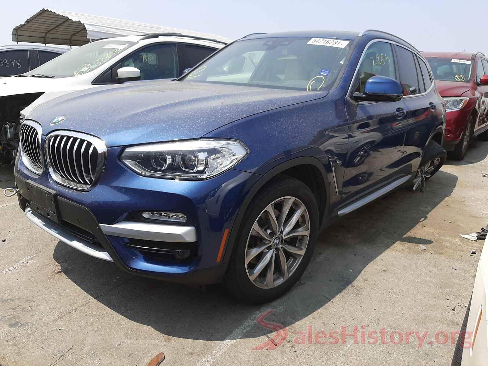 5UXTR7C55KLE97620 2019 BMW X3