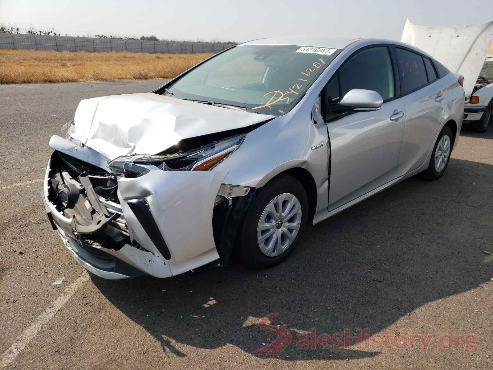 JTDKARFU3L3105719 2020 TOYOTA PRIUS