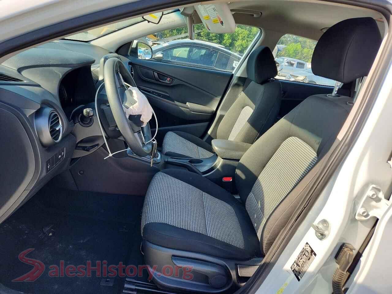 2021 HYUNDAI KONA VIN KM8K12AA2MU642402, engine bay