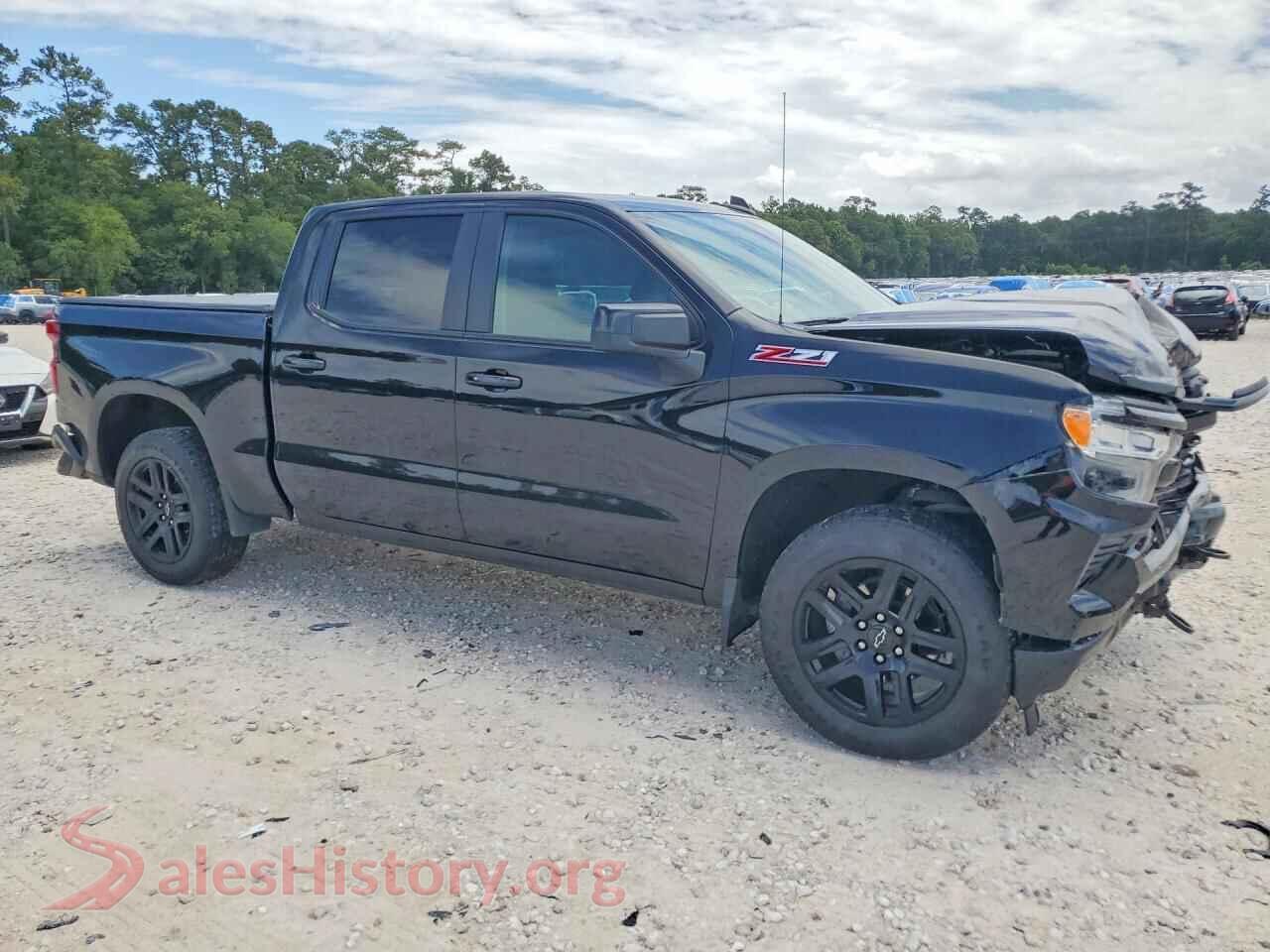 2024 CHEVROLET SILVERADO VIN 2GCUDEED2R1159635, rear 3/4 view