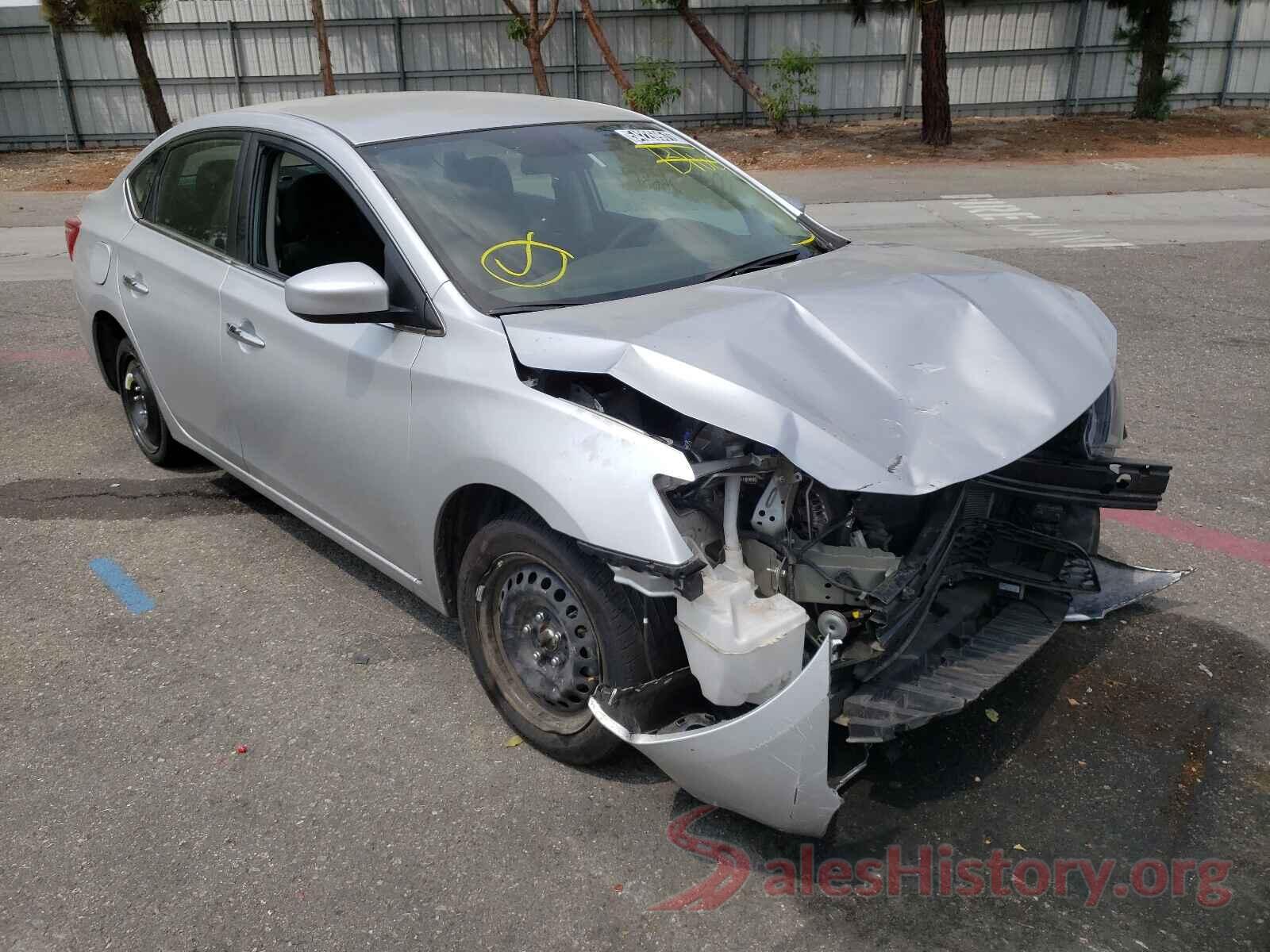 3N1AB7AP3KY343724 2019 NISSAN SENTRA