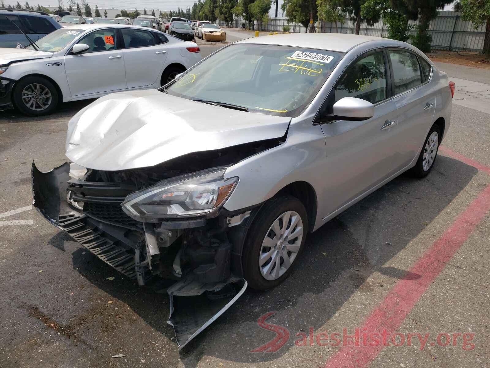 3N1AB7AP3KY343724 2019 NISSAN SENTRA