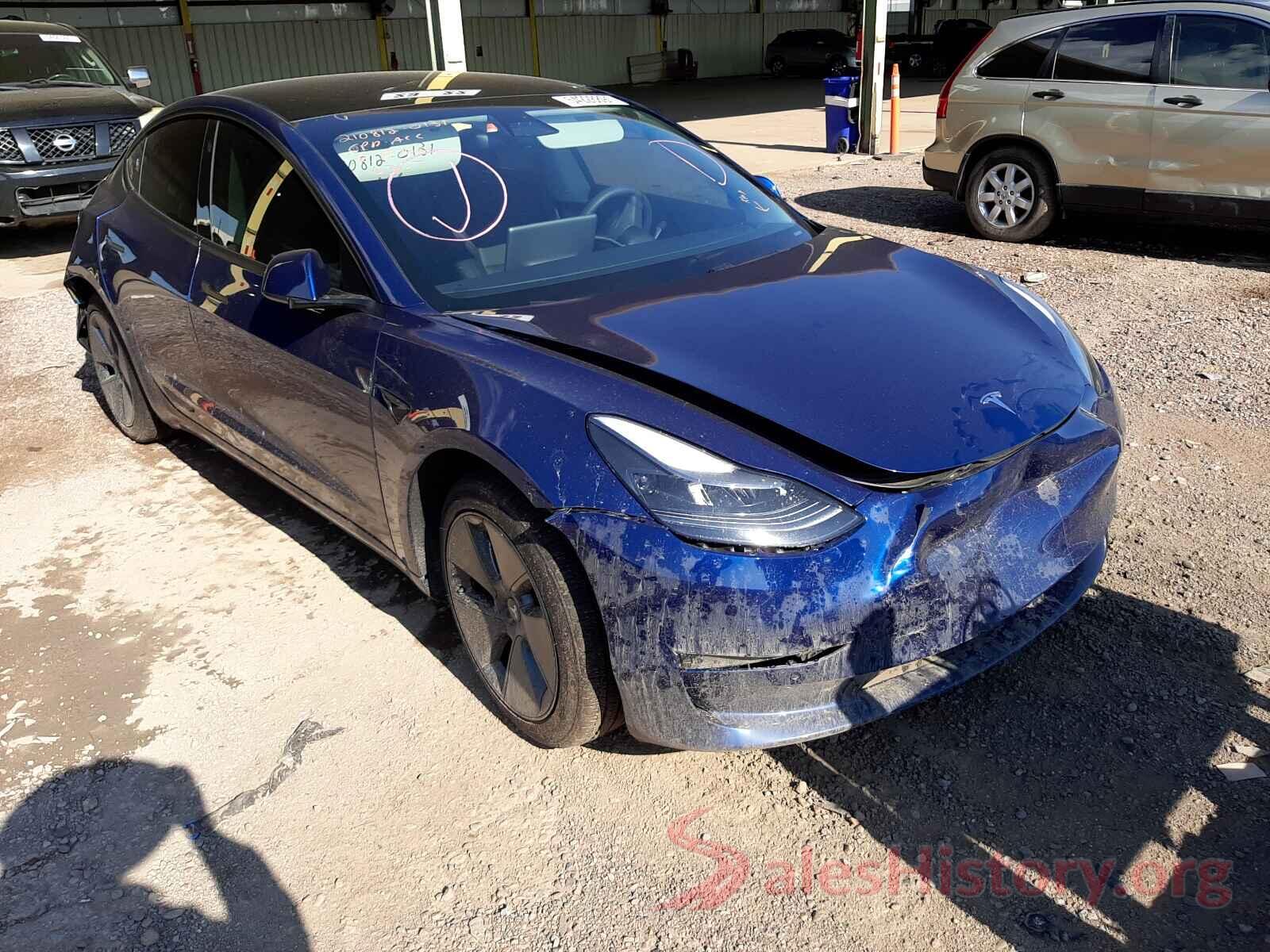 5YJ3E1EA9MF876367 2021 TESLA MODEL 3