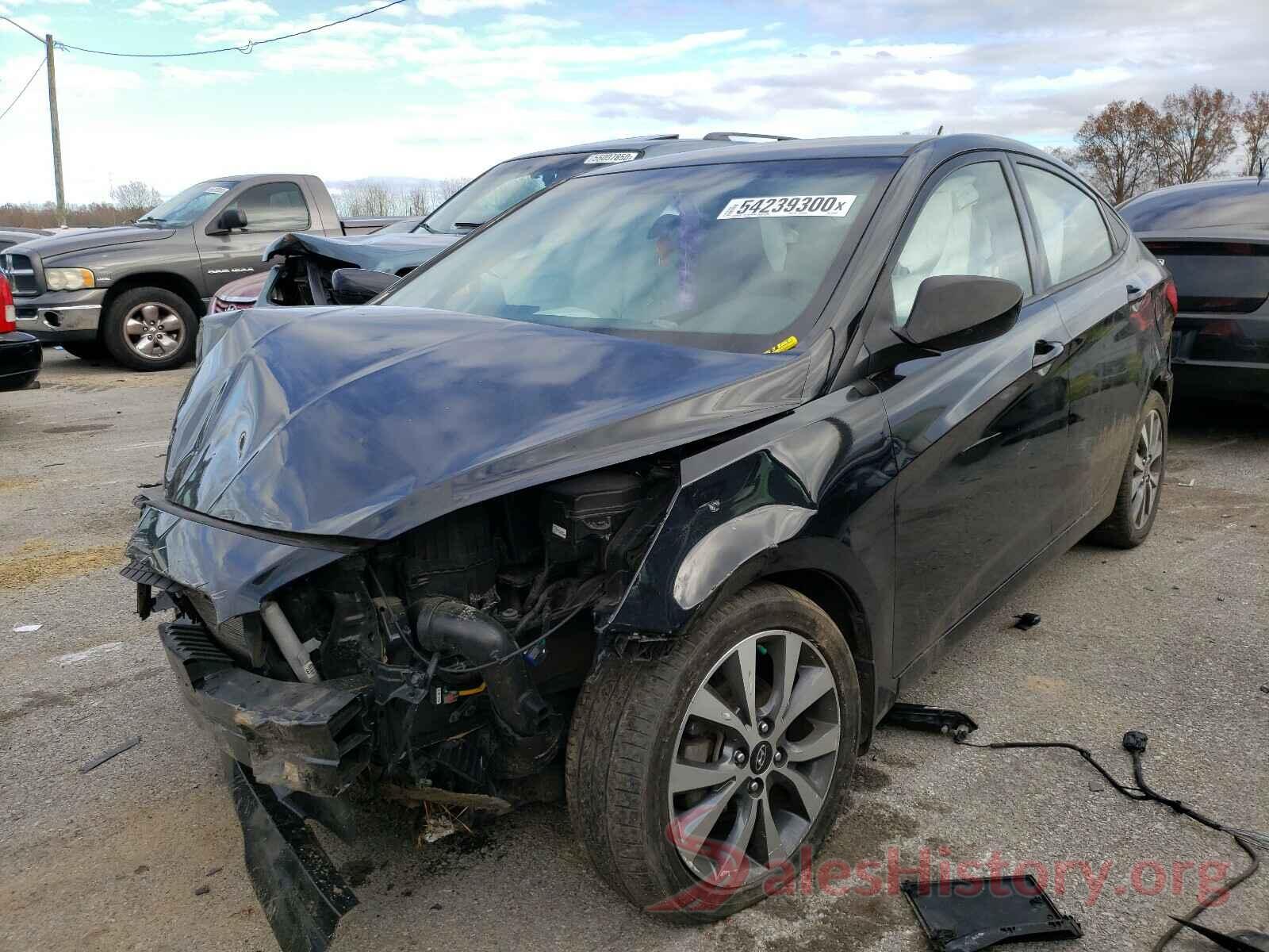 KMHCT4AE5HU336345 2017 HYUNDAI ACCENT