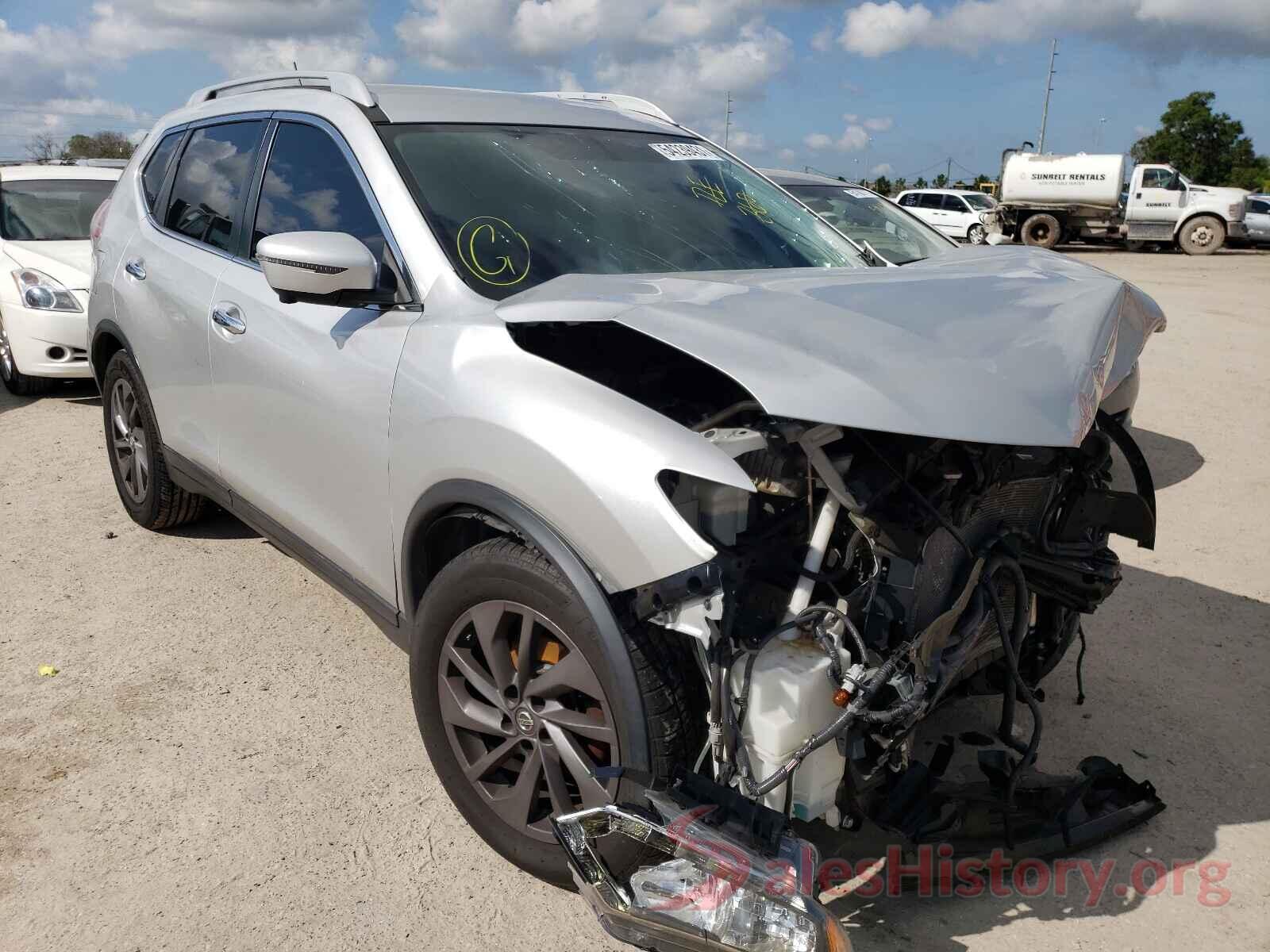 5N1AT2MT8GC741707 2016 NISSAN ROGUE