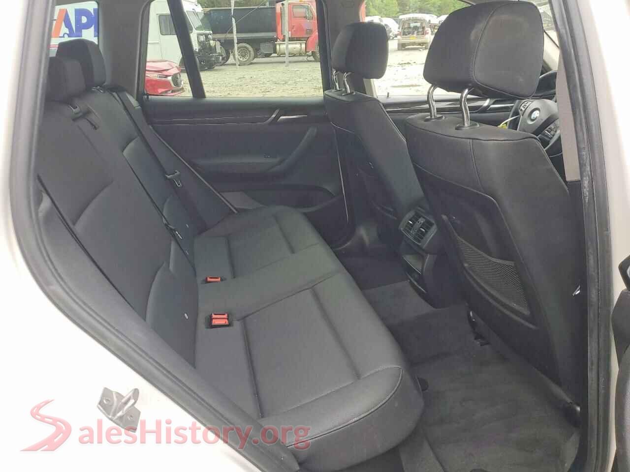 2017 BMW X3 VIN 5UXWX9C34H0T24630, VIN plate