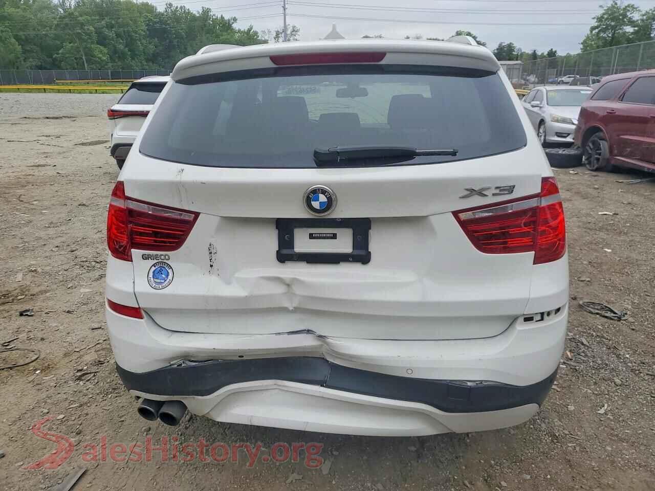 2017 BMW X3 VIN 5UXWX9C34H0T24630, left side view