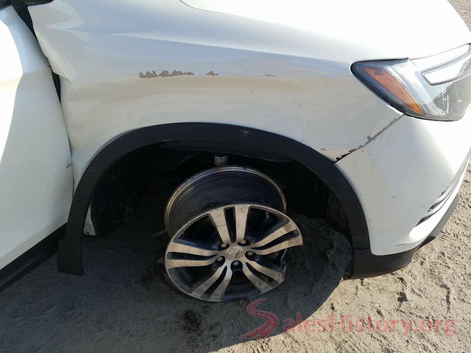 5FNYF6H59HB103872 2017 HONDA PILOT