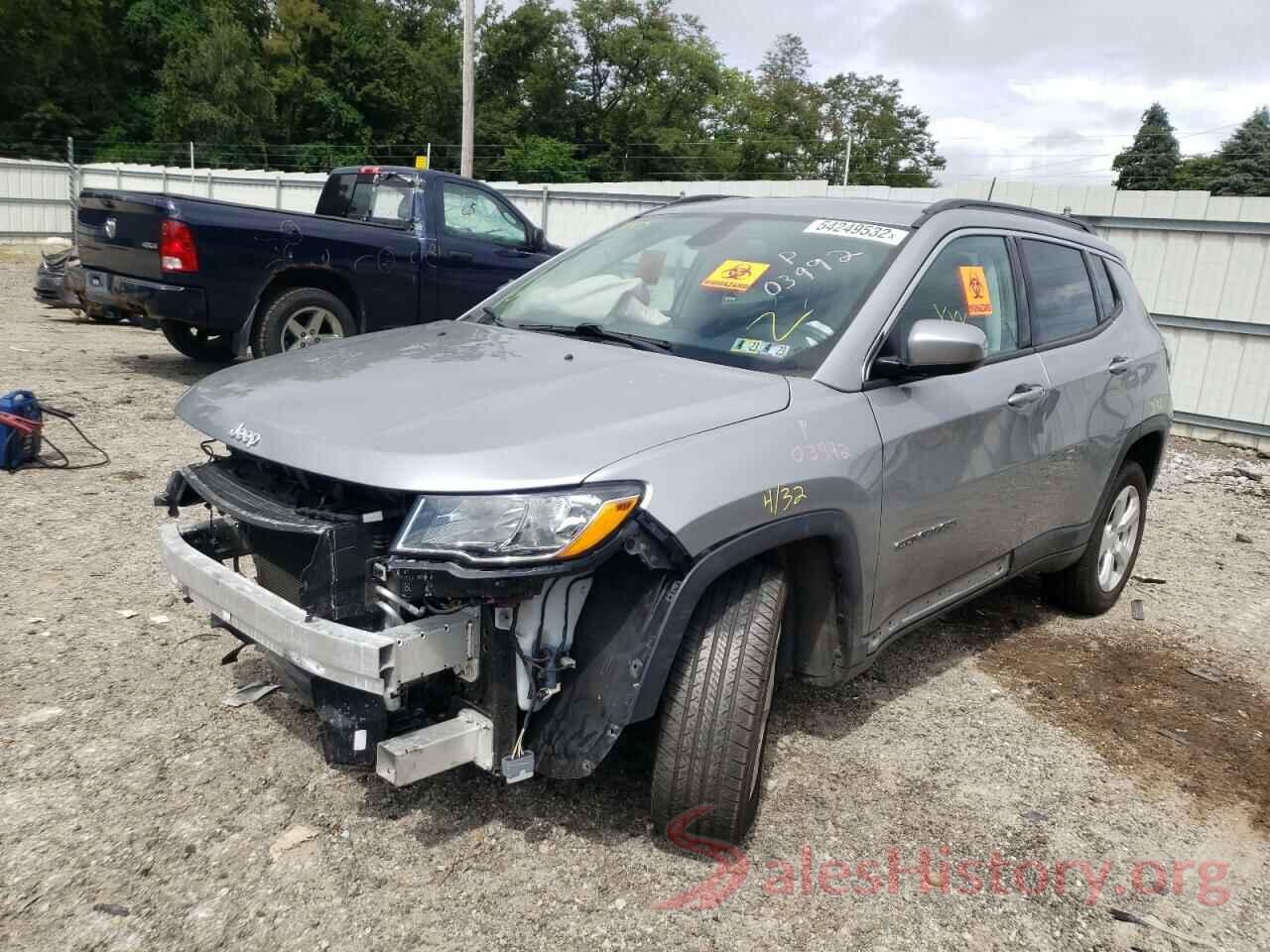 3C4NJDBBXKT703992 2019 JEEP COMPASS