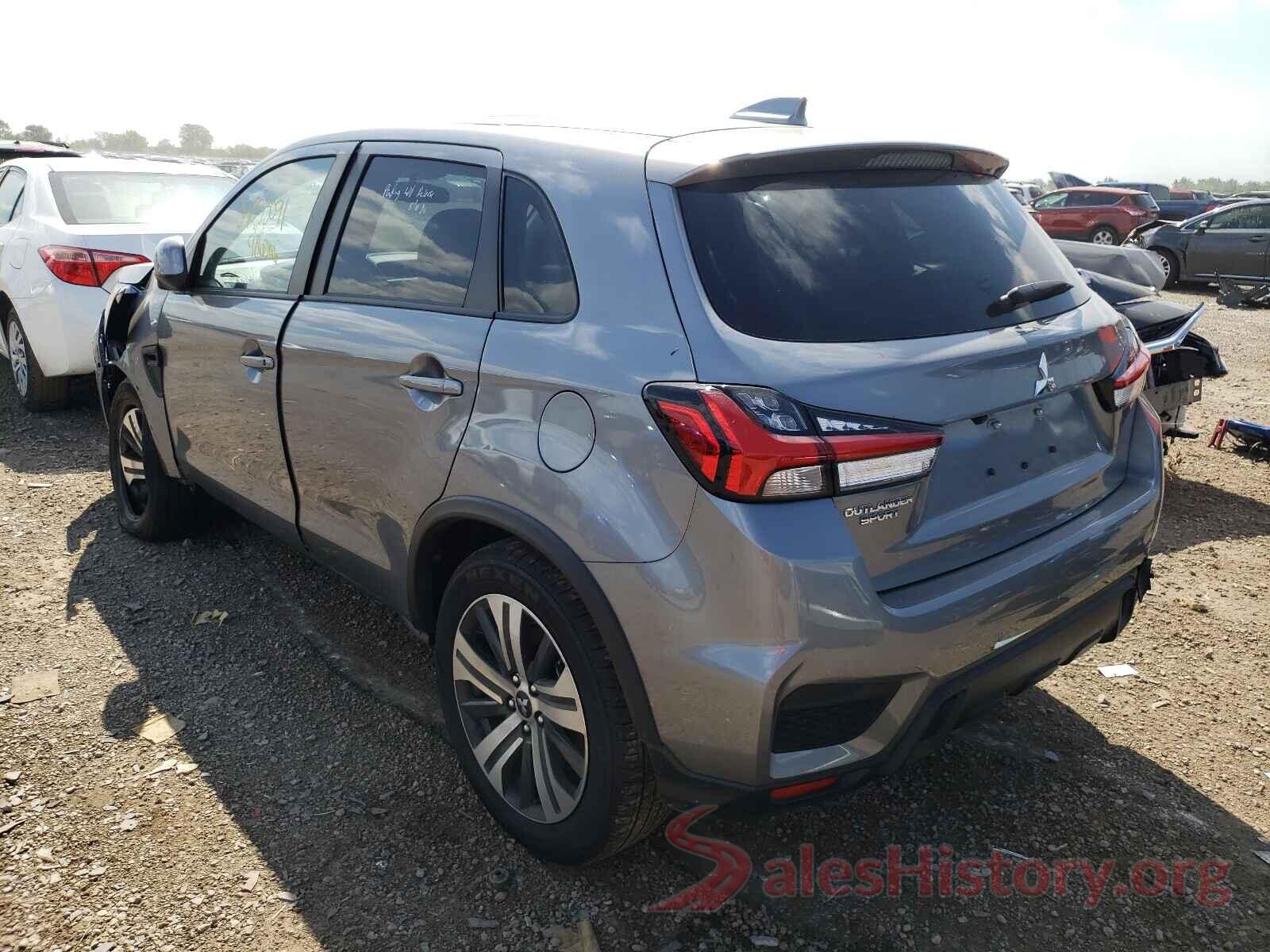 JA4ARUAUXMU024432 2021 MITSUBISHI OUTLANDER