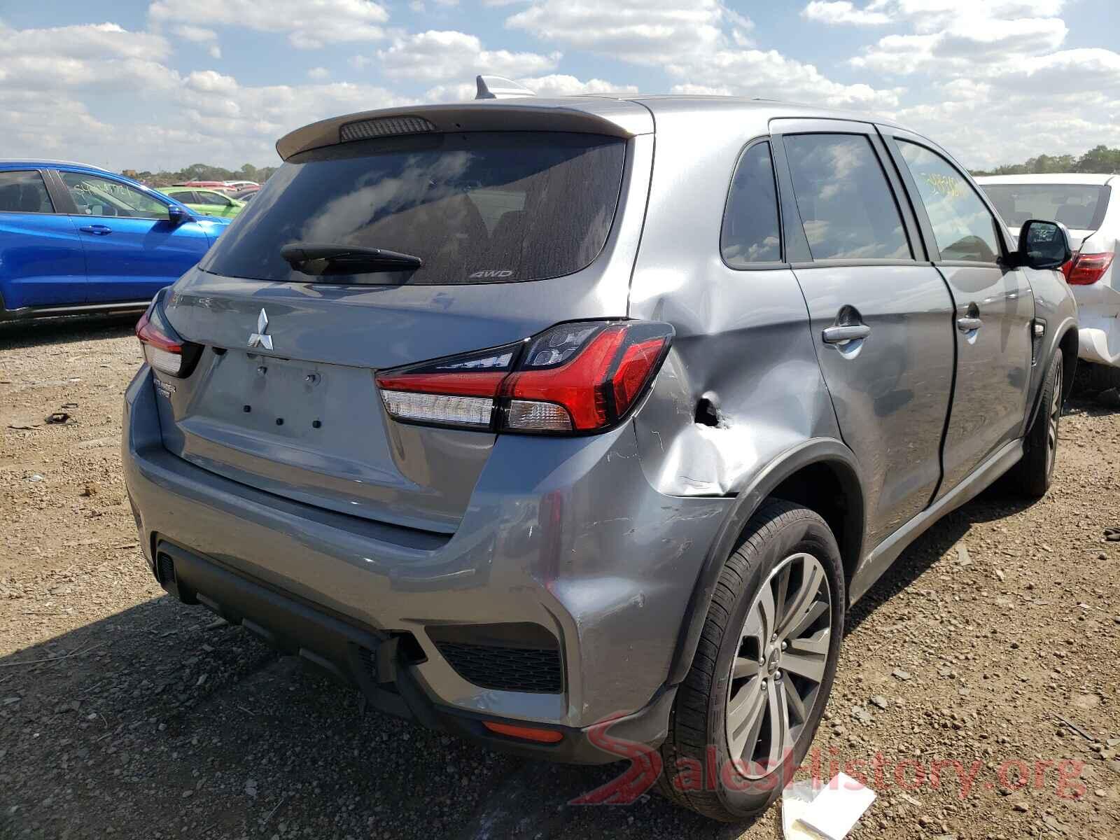 JA4ARUAUXMU024432 2021 MITSUBISHI OUTLANDER