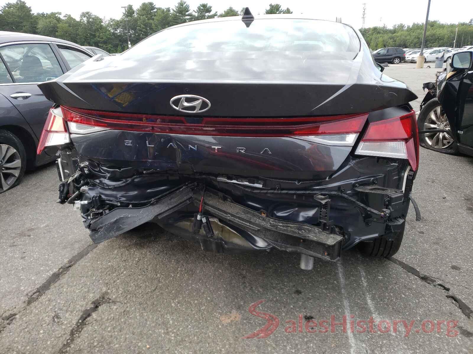 5NPLL4AG5MH041580 2021 HYUNDAI ELANTRA