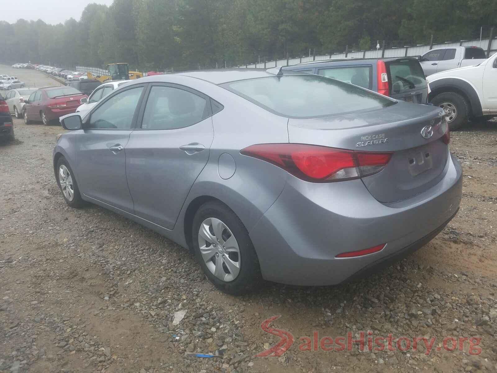 5NPDH4AE3GH749562 2016 HYUNDAI ELANTRA