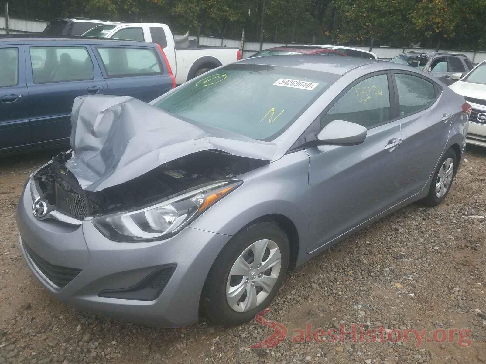 5NPDH4AE3GH749562 2016 HYUNDAI ELANTRA