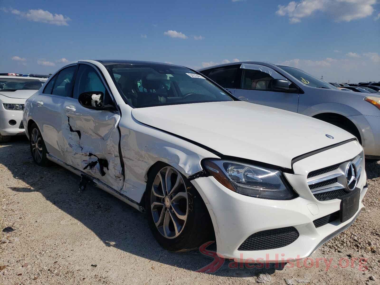 55SWF4JB3HU195684 2017 MERCEDES-BENZ C-CLASS