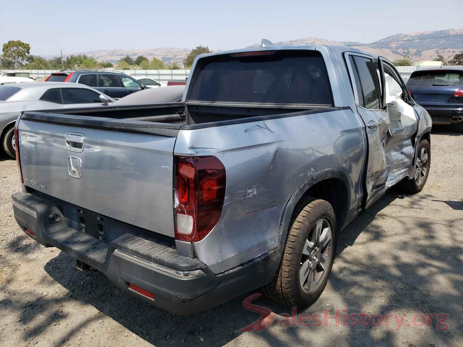 5FPYK2F50HB011337 2017 HONDA RIDGELINE