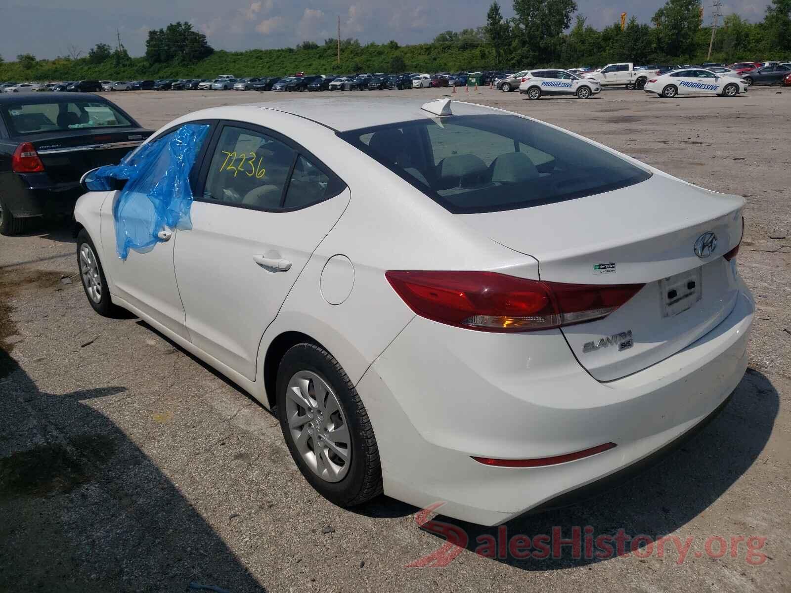 5NPD74LF6HH211514 2017 HYUNDAI ELANTRA