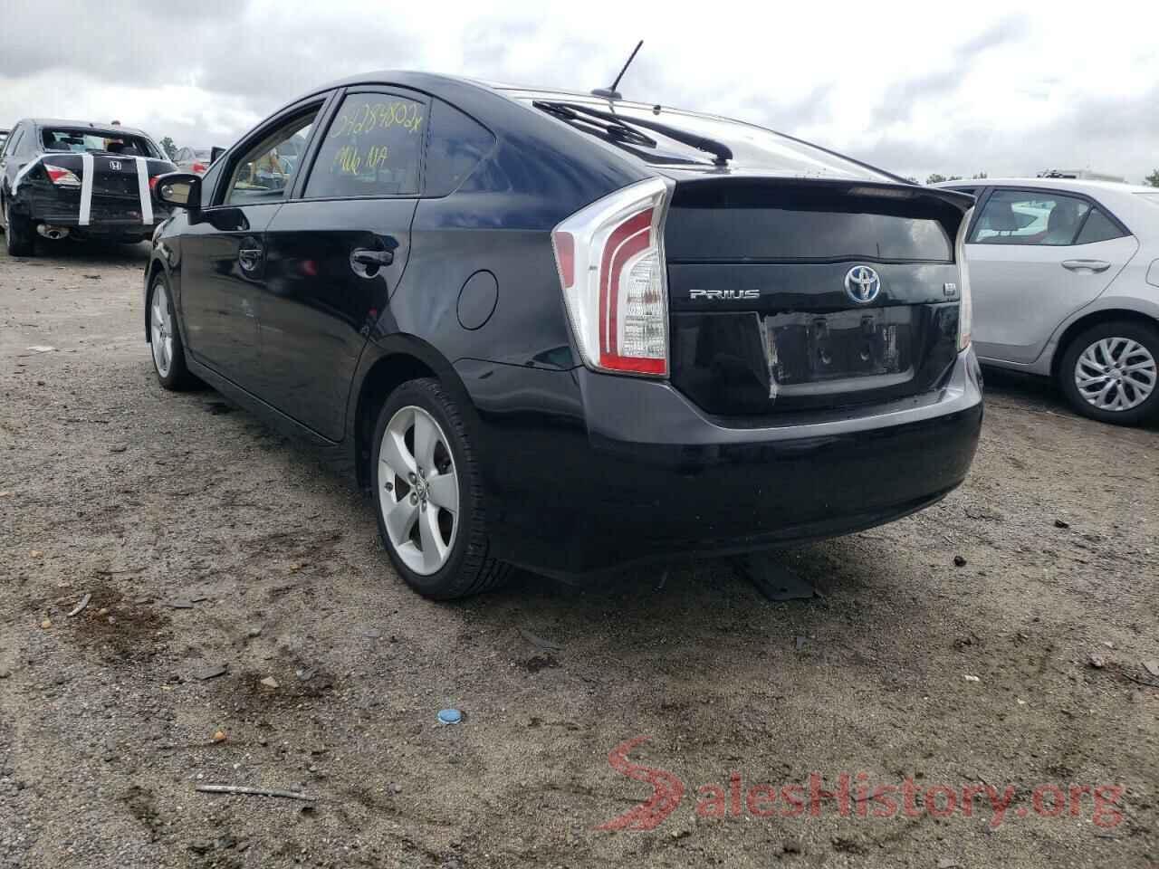 JTDKN3DU3D0341097 2013 TOYOTA PRIUS