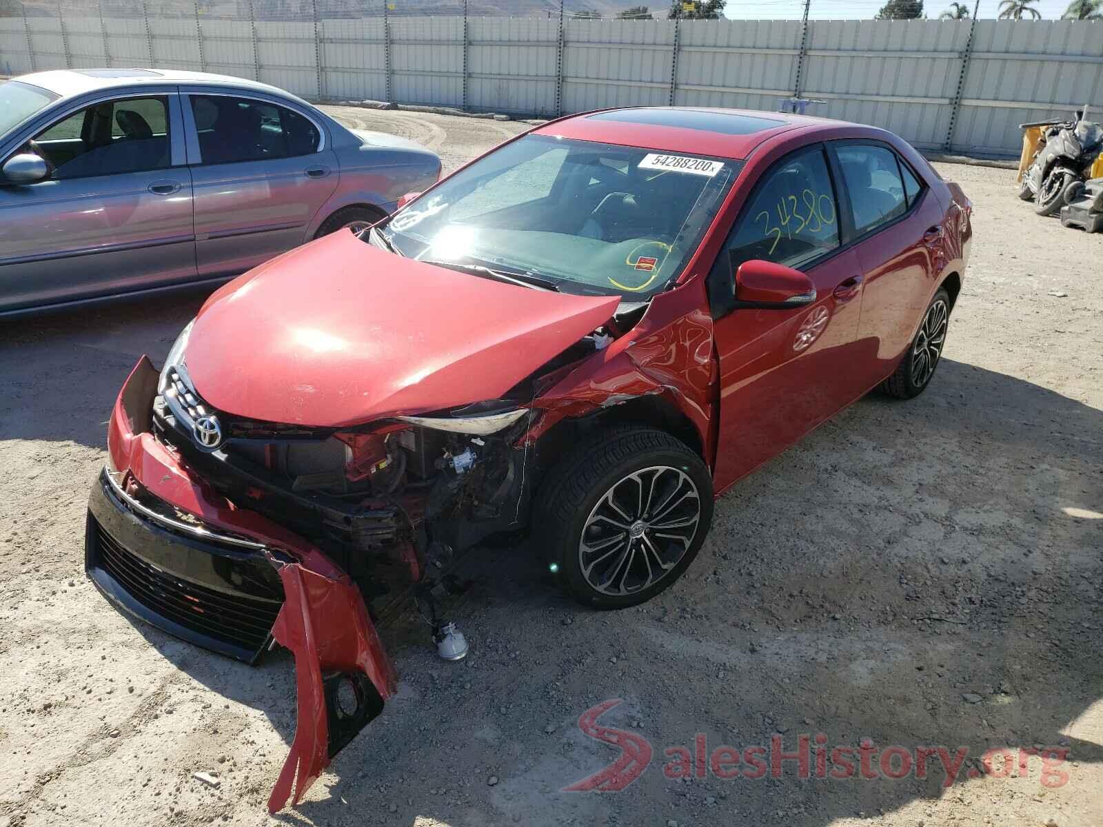 5YFBURHE4GP428266 2016 TOYOTA COROLLA