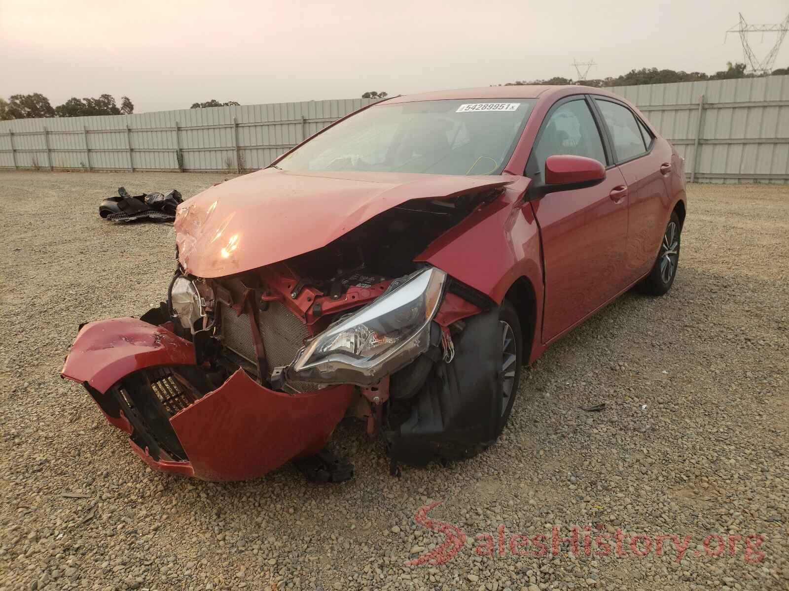 5YFBURHE1GP511556 2016 TOYOTA COROLLA