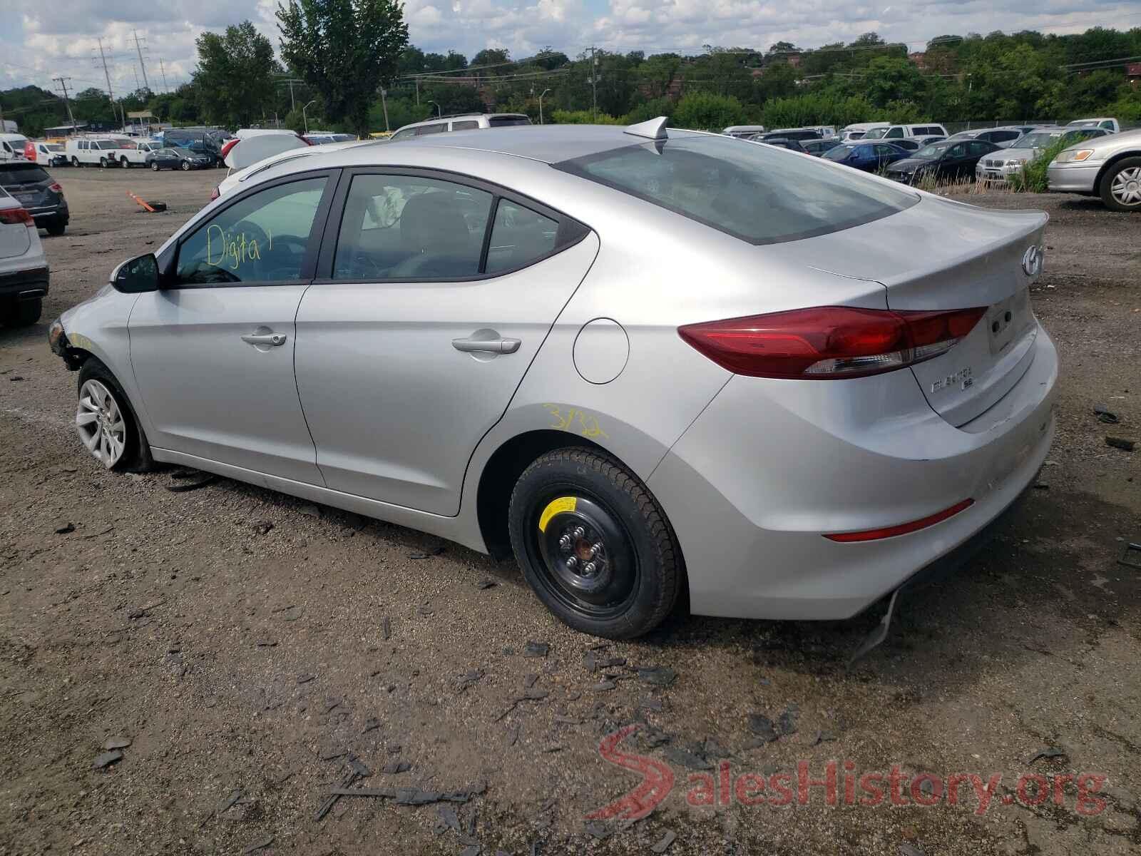 5NPD74LF3HH052662 2017 HYUNDAI ELANTRA