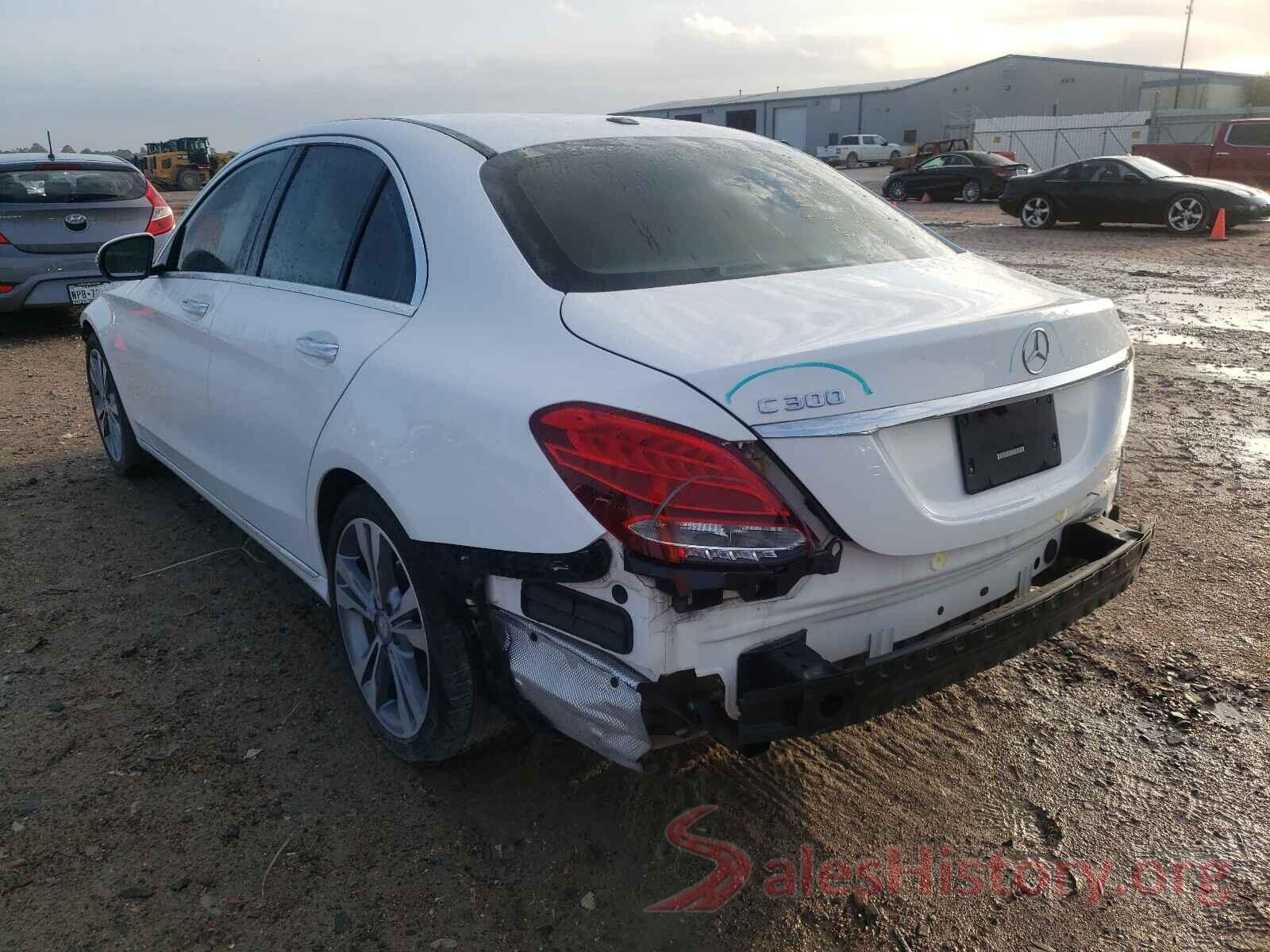 55SWF4JB1HU208089 2017 MERCEDES-BENZ C-CLASS