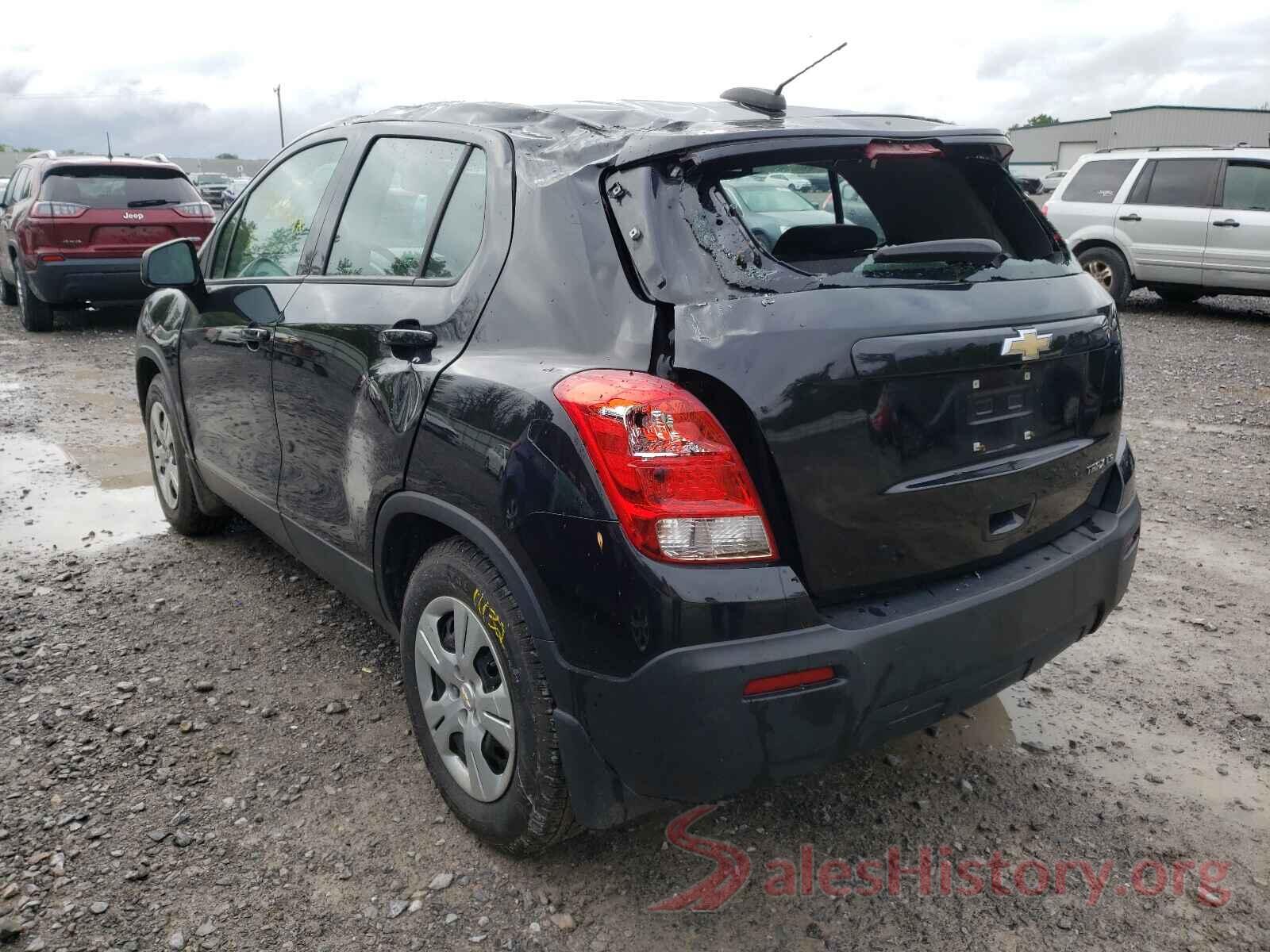 KL7CJKSB9GB680657 2016 CHEVROLET TRAX